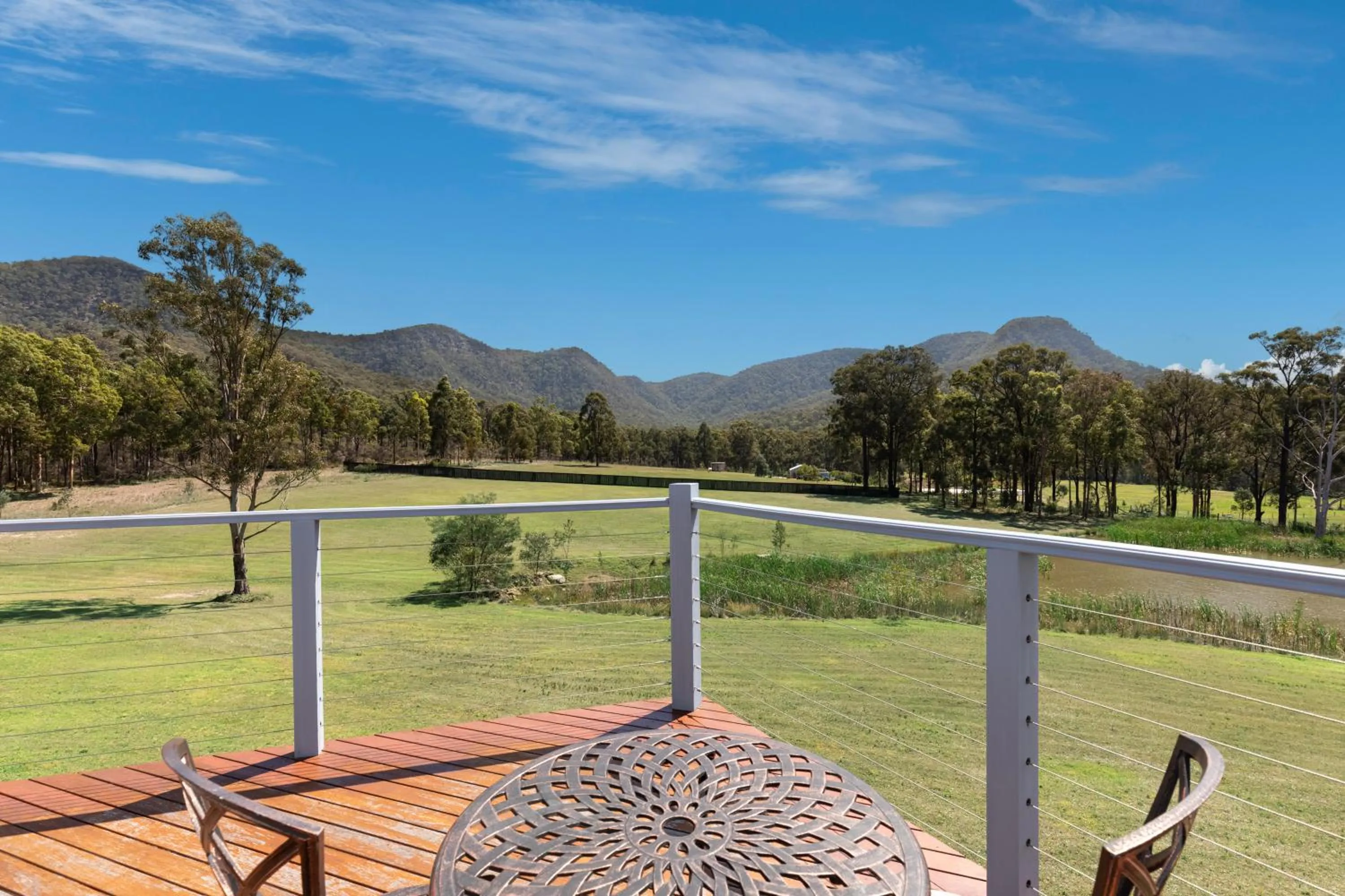 Balcony/Terrace in Brokenback Views Country Estate Hunter Valley