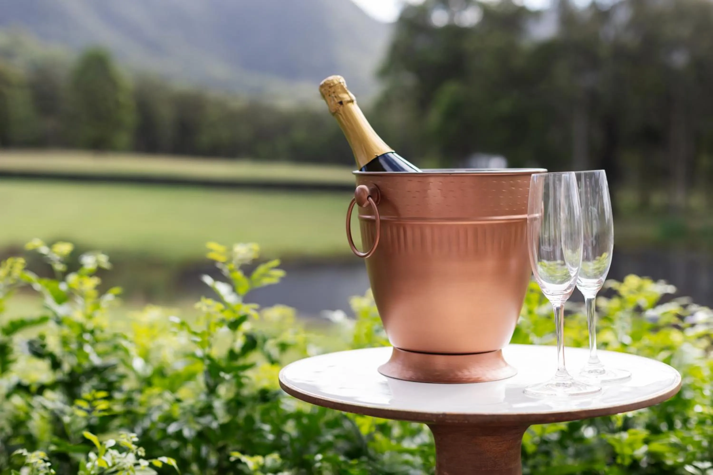 Patio in Brokenback Views Country Estate Hunter Valley