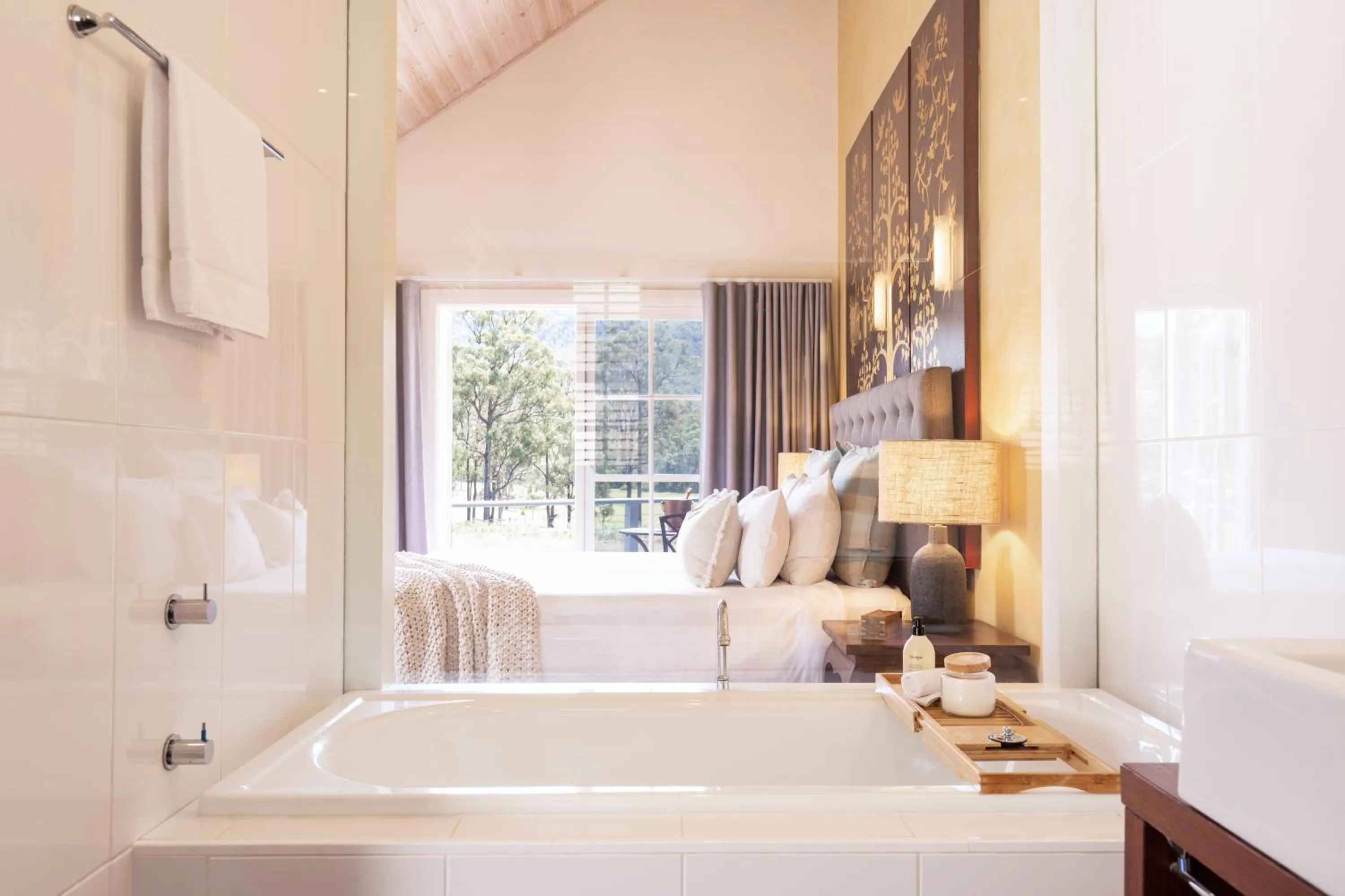 Bathroom in Brokenback Views Country Estate Hunter Valley