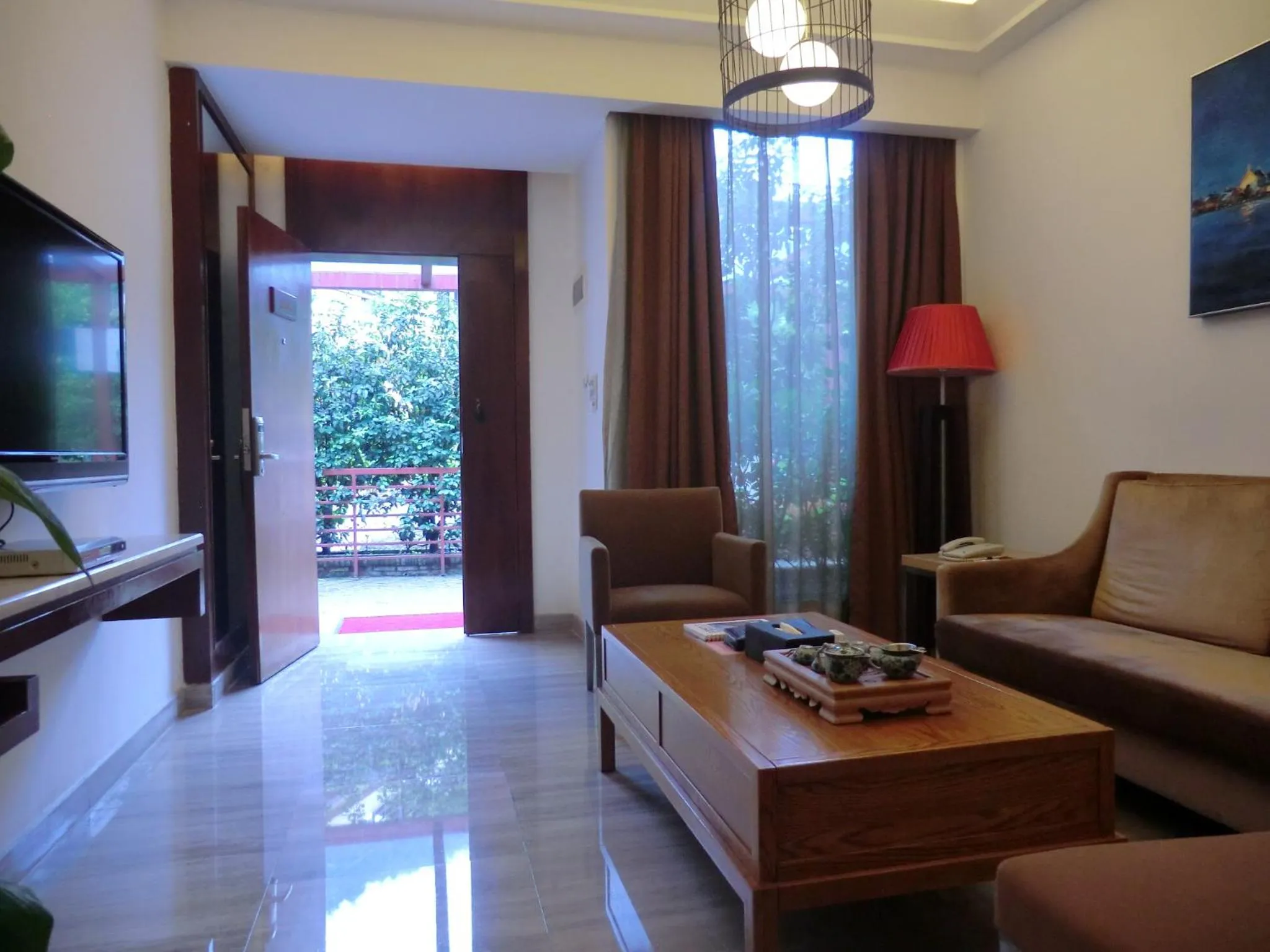 Living room in Guangzhou Fangyuan Hotel