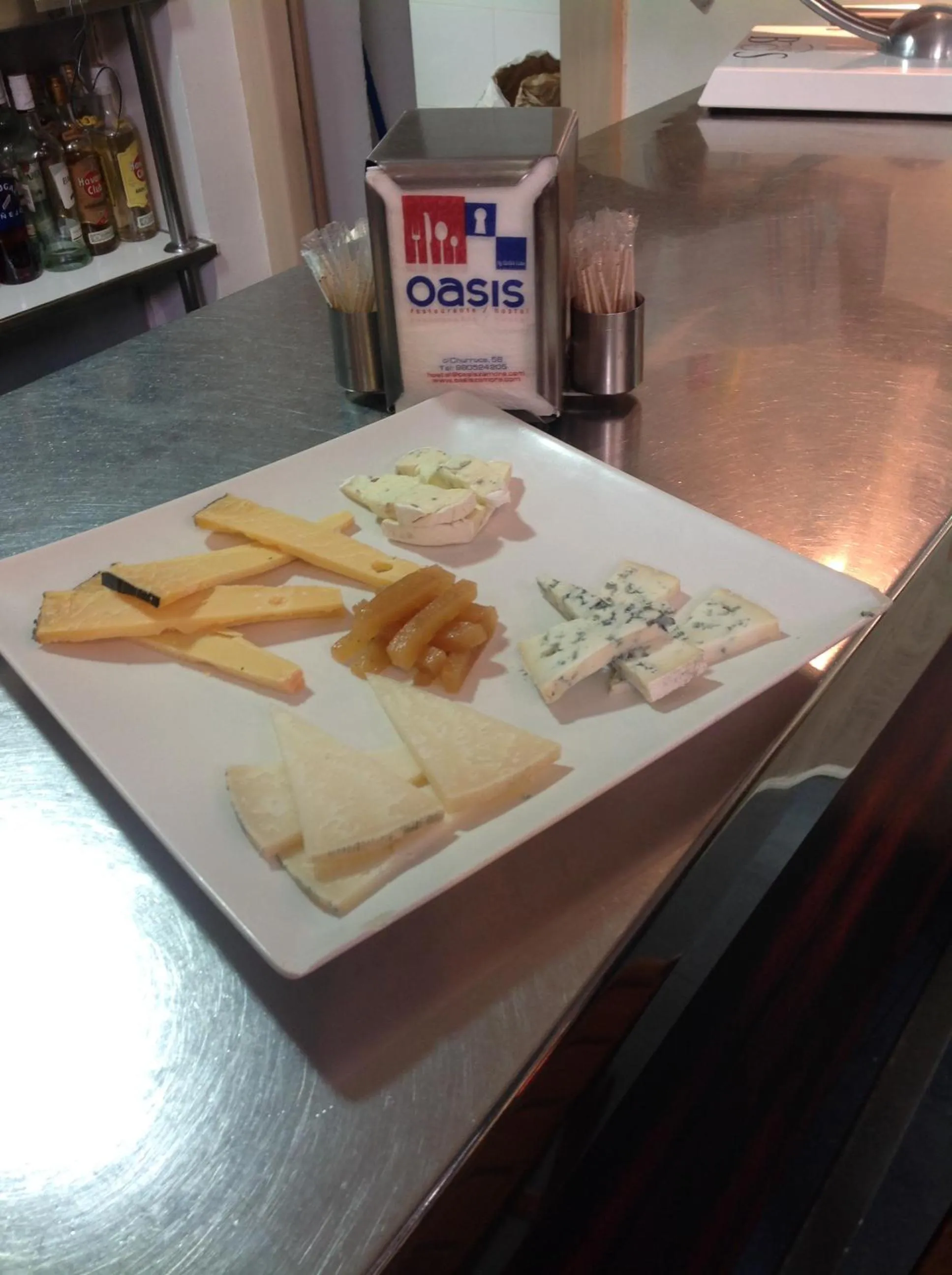 Food and drinks in Pension Oasis