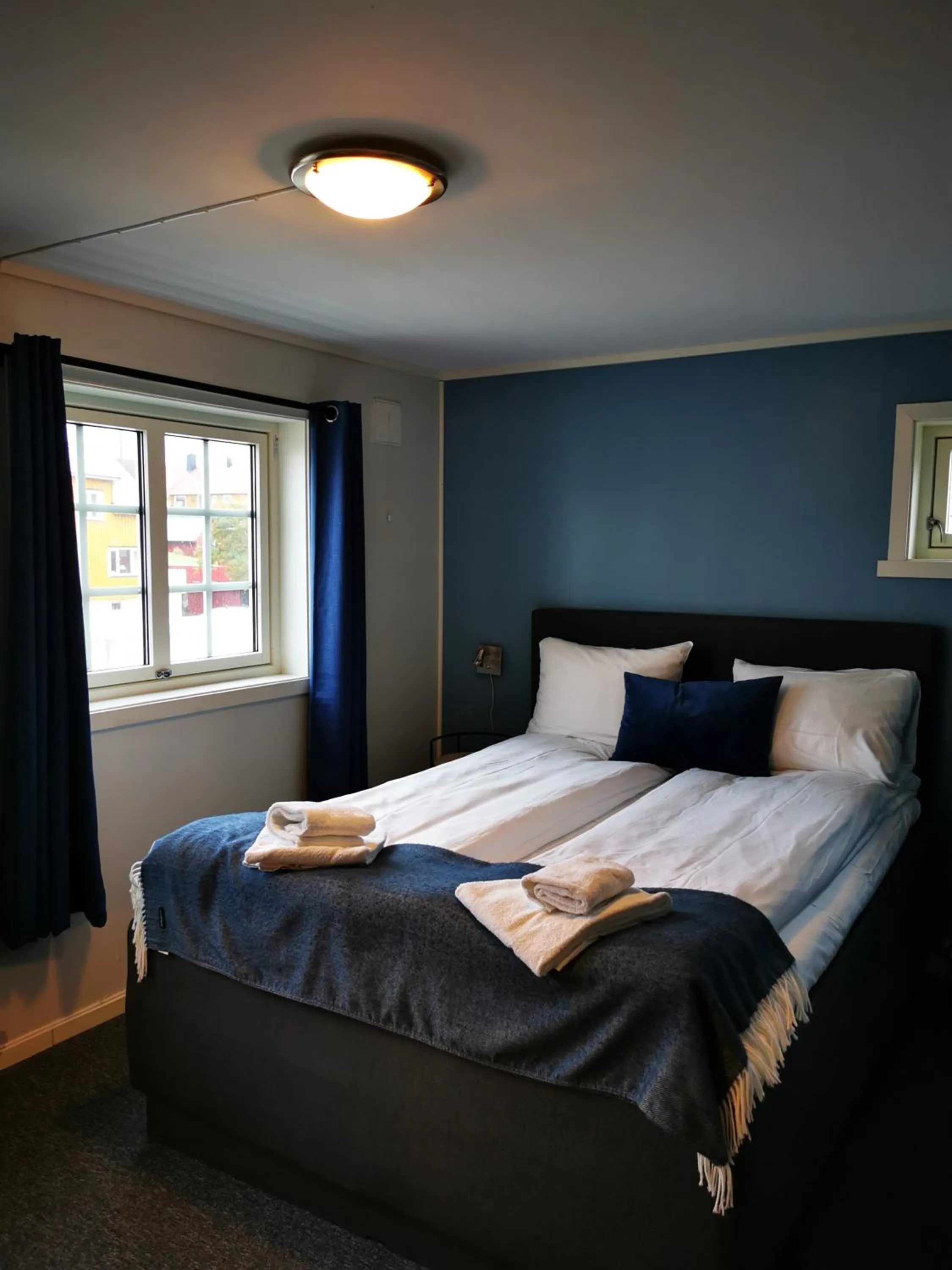 Bed in Henningsvær Guesthouse