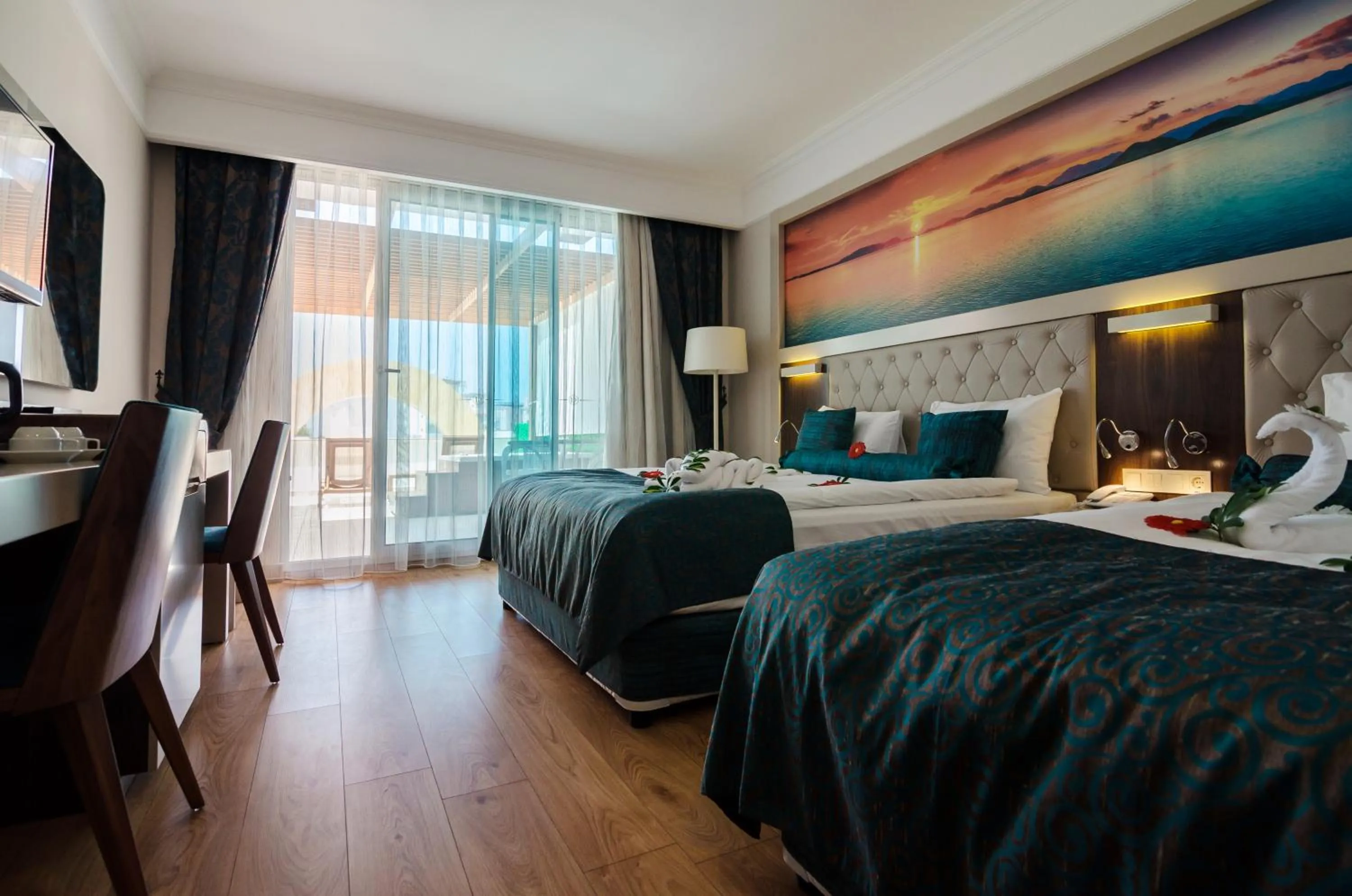 Photo of the whole room, Bed in The Lumos Deluxe Resort Hotel & Spa