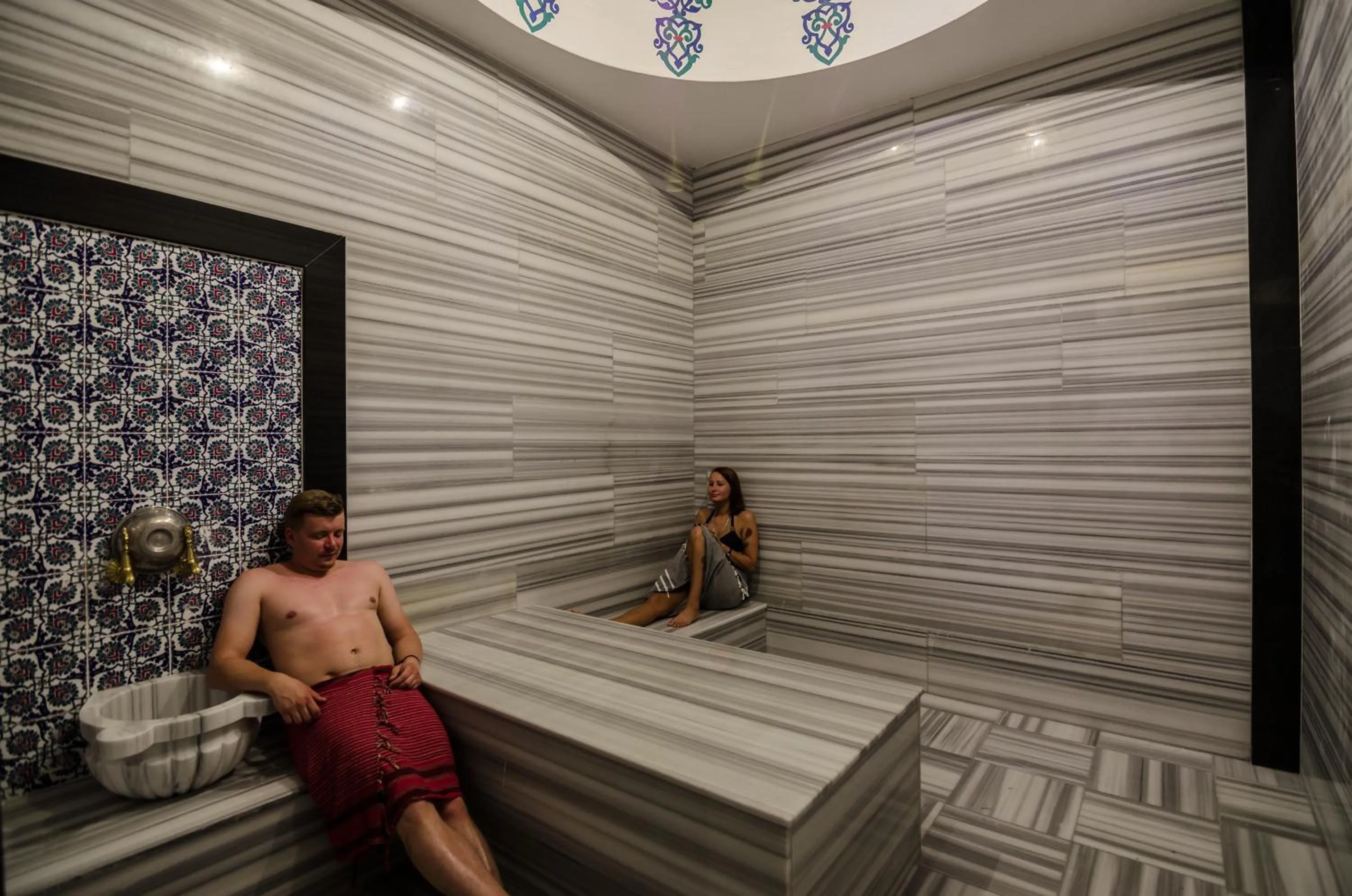 Steam room in The Lumos Deluxe Resort Hotel & Spa