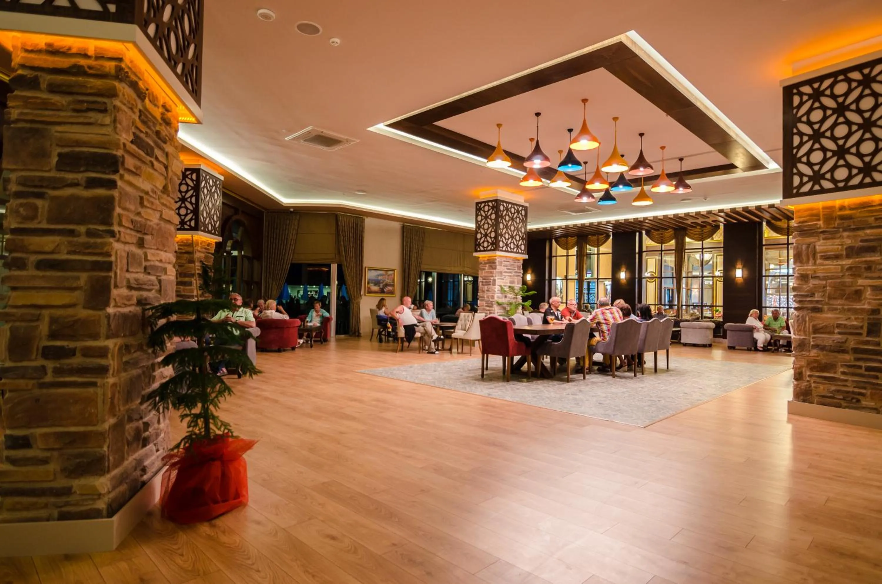 group of guests in The Lumos Deluxe Resort Hotel & Spa