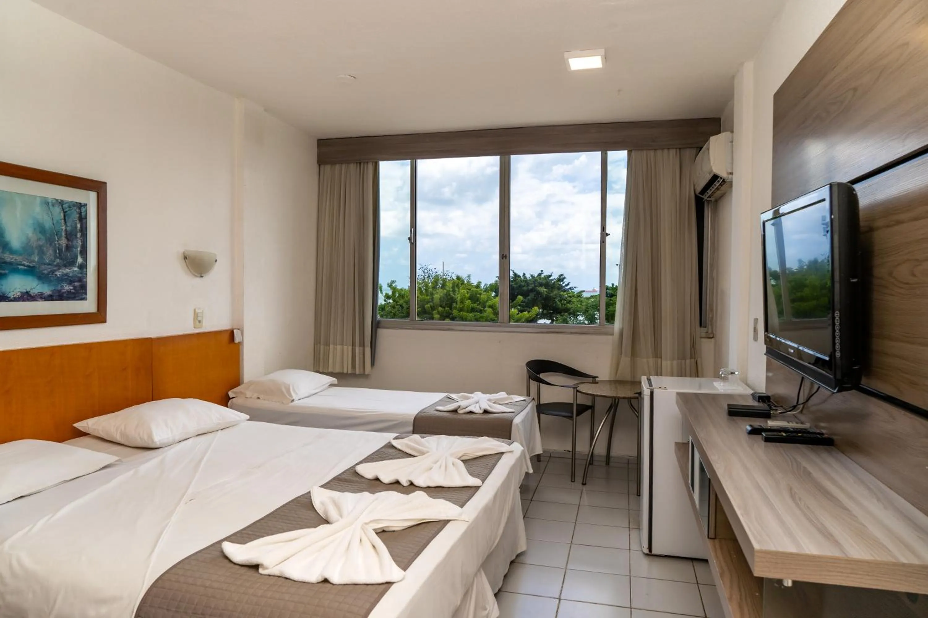 Bed in Hotel Praia Mar