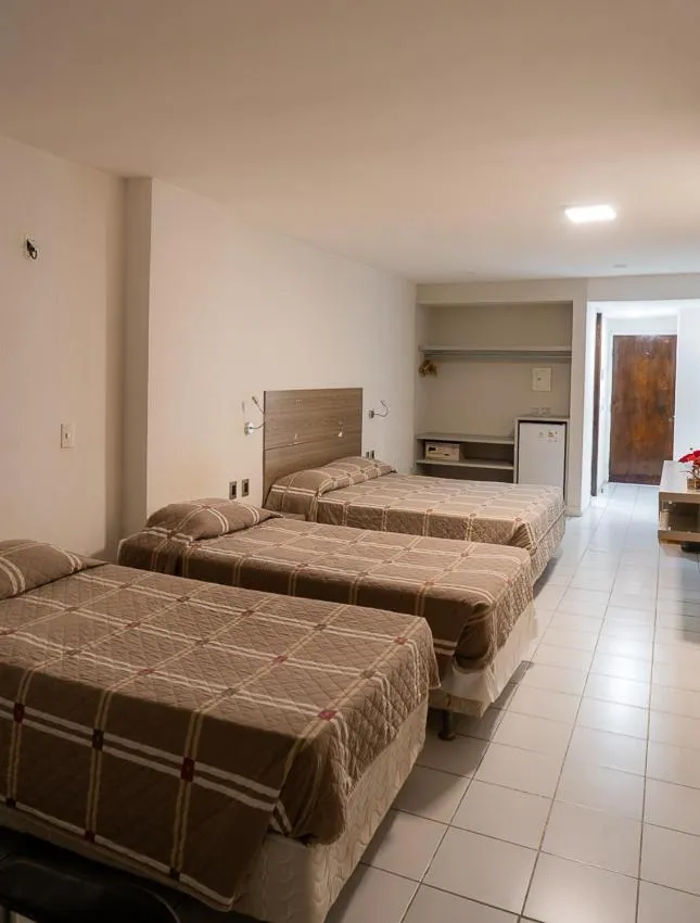 Bed in Hotel Praia Mar