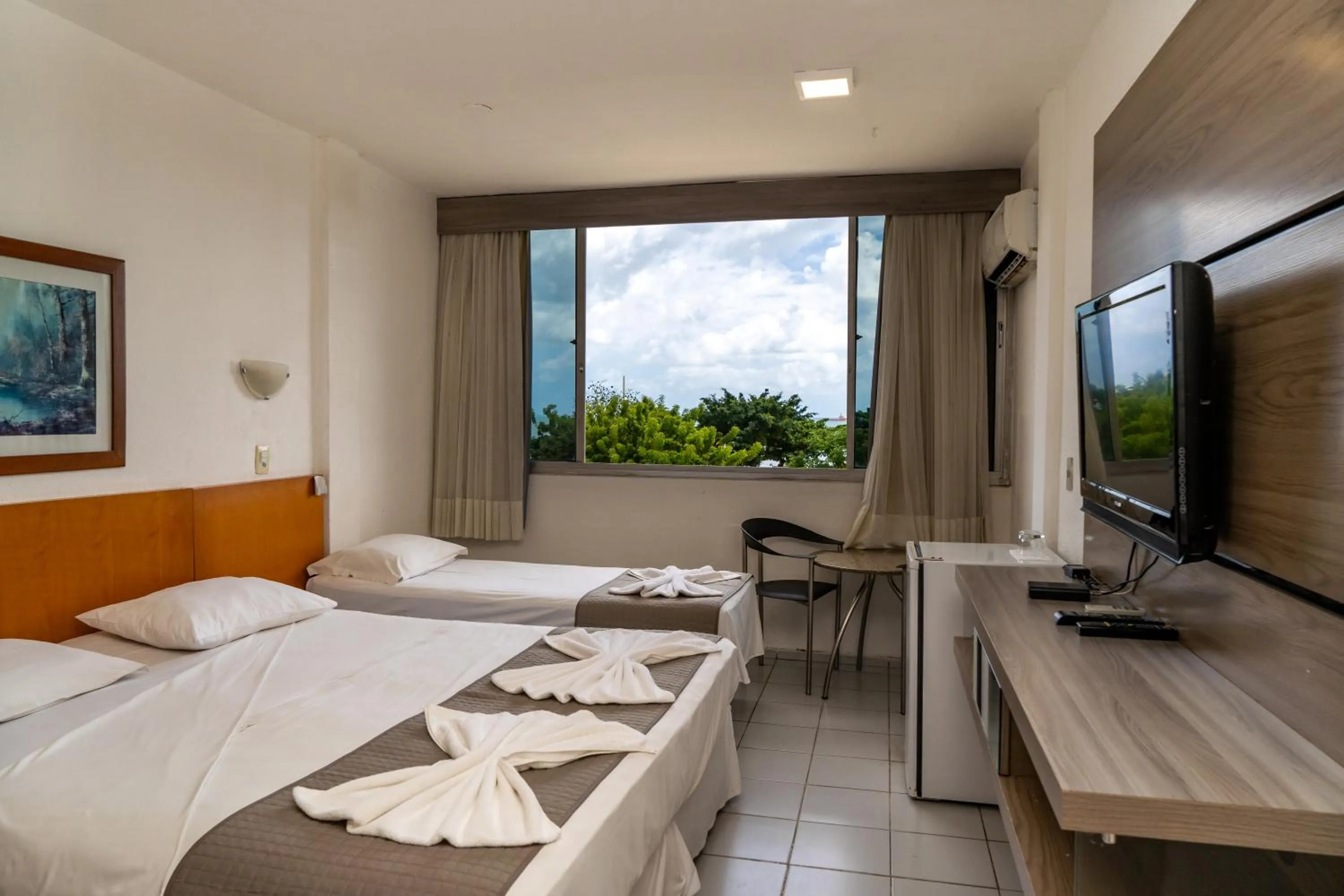 Bed in Hotel Praia Mar