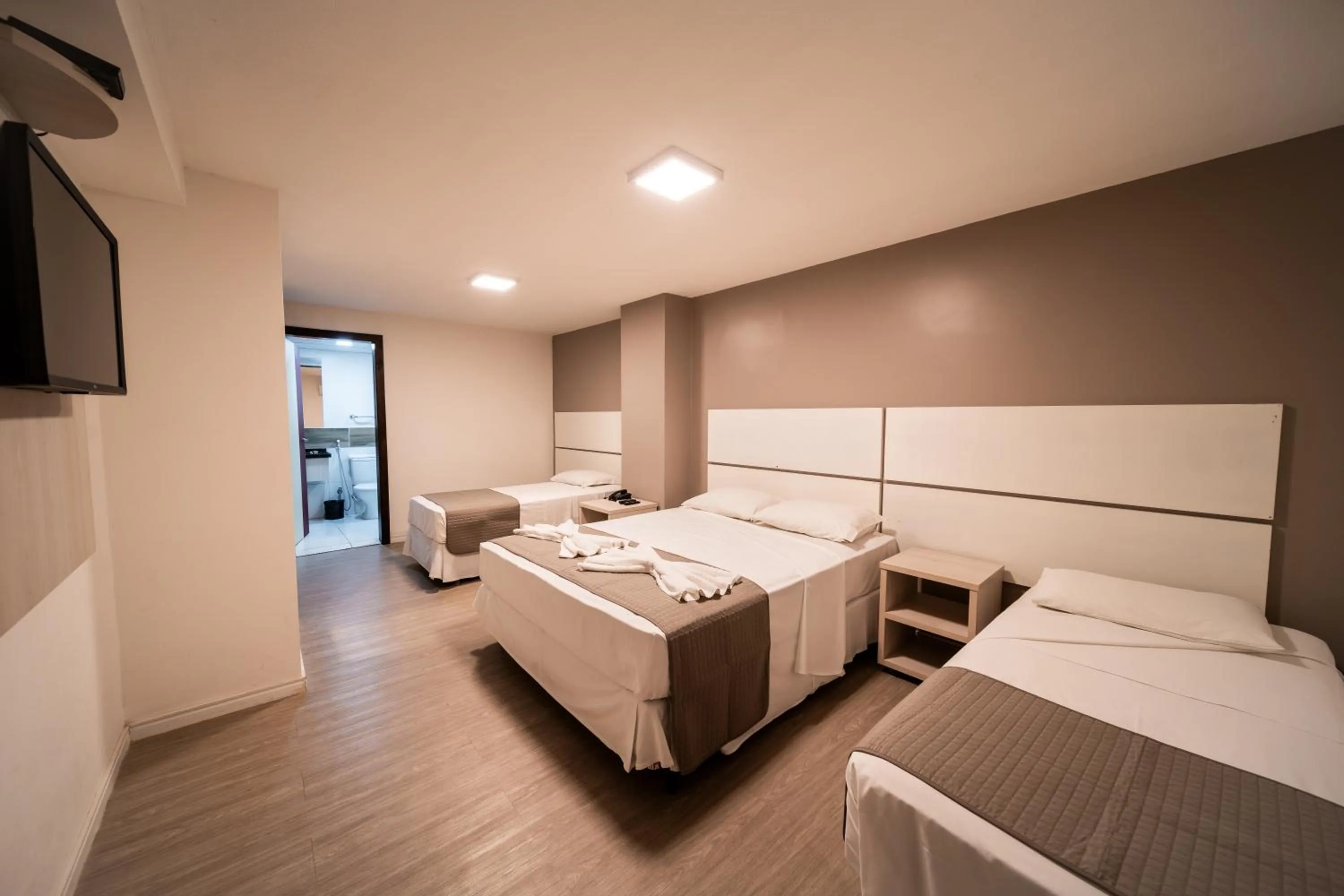 Bed in Hotel Praia Mar