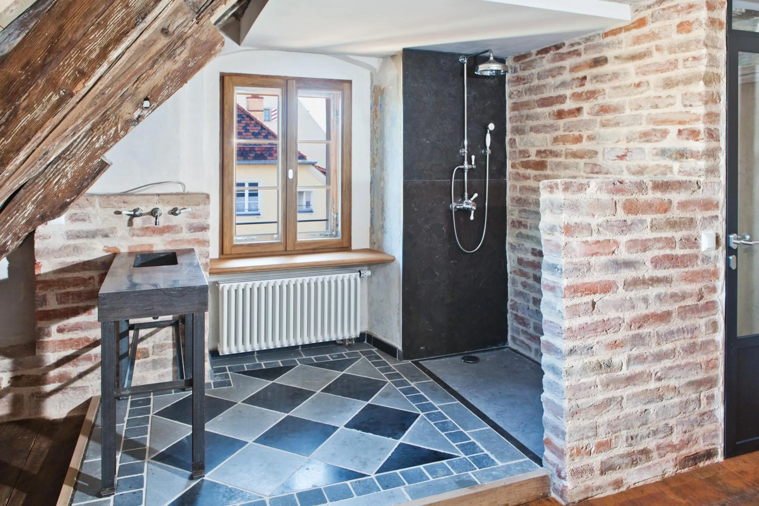 Bathroom in Hotel David an der Donau