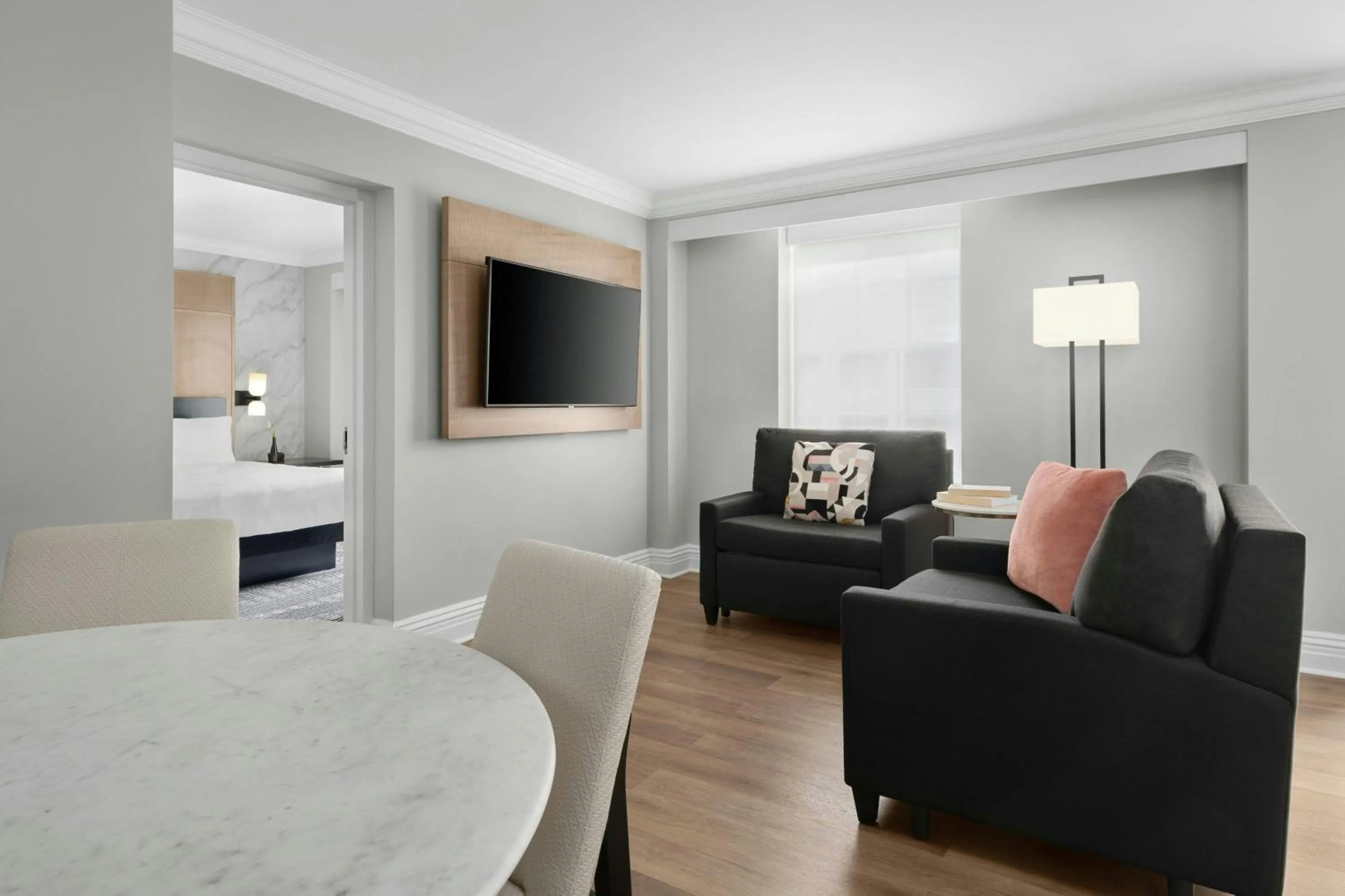 Photo of the whole room in Marriott Vacation Club® at the Mayflower, Washington, D.C. 