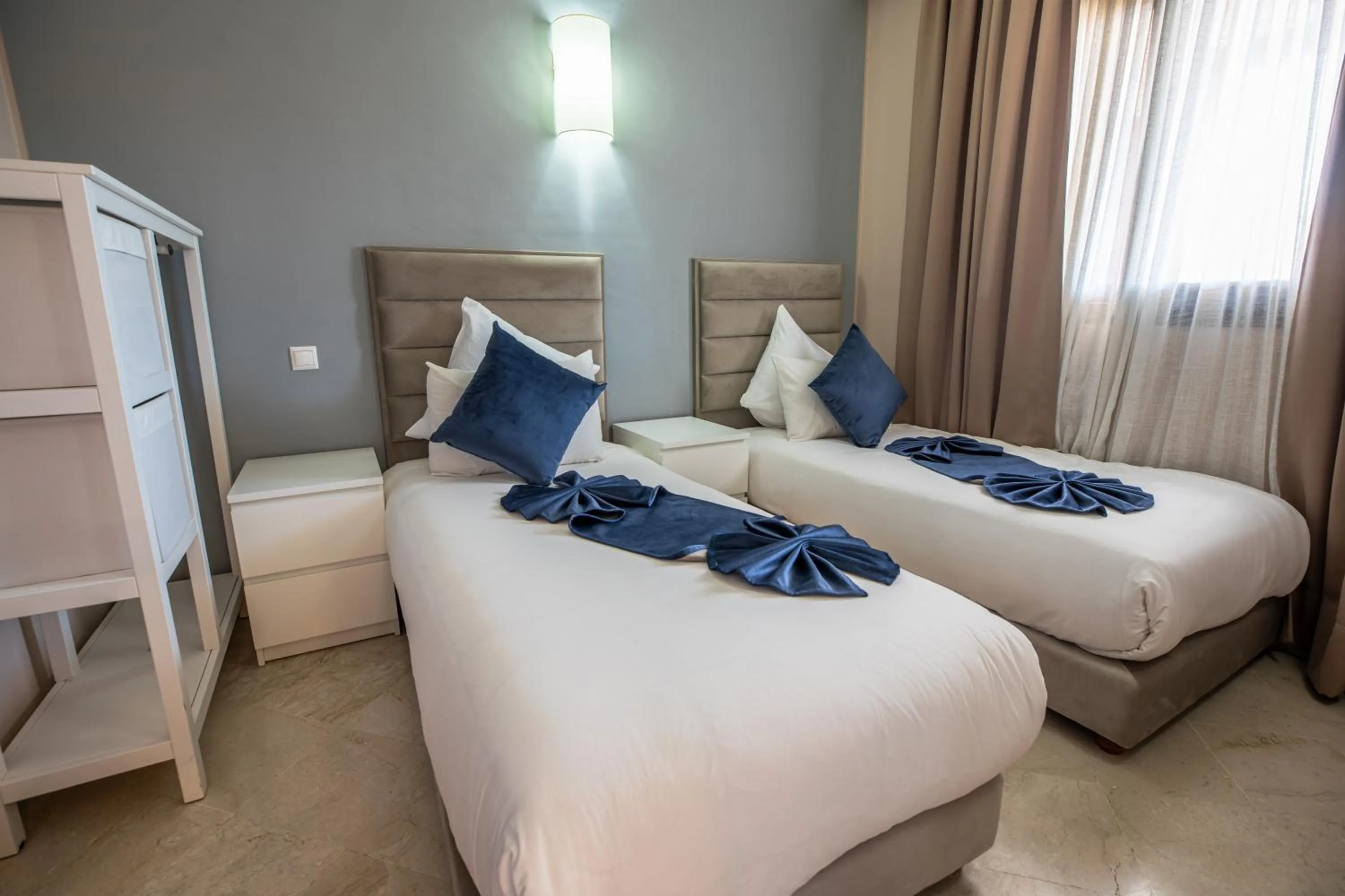 Bed in Oliva Hotel Condominium Marrakech