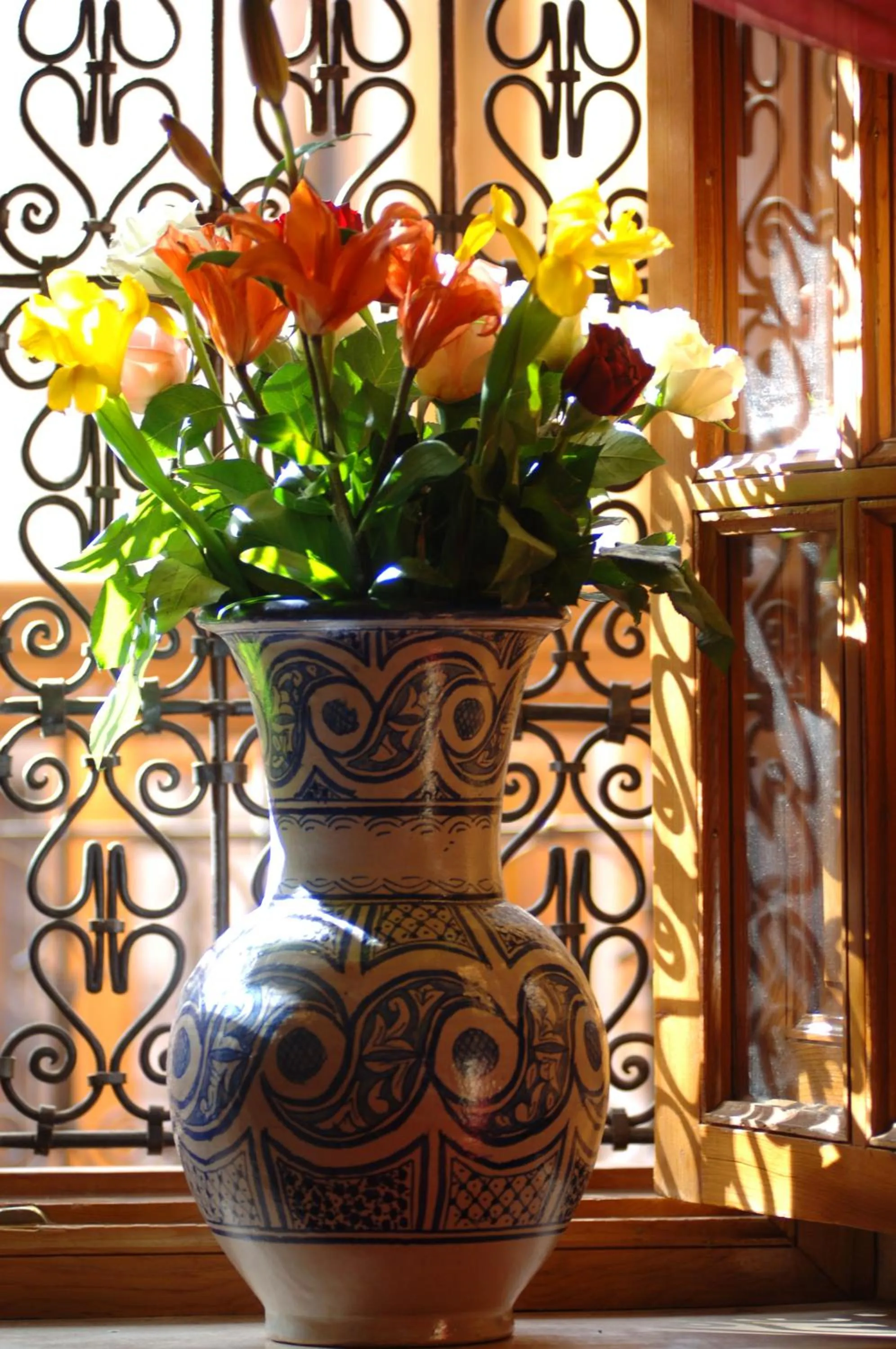 Decorative detail in Dar Tasnime