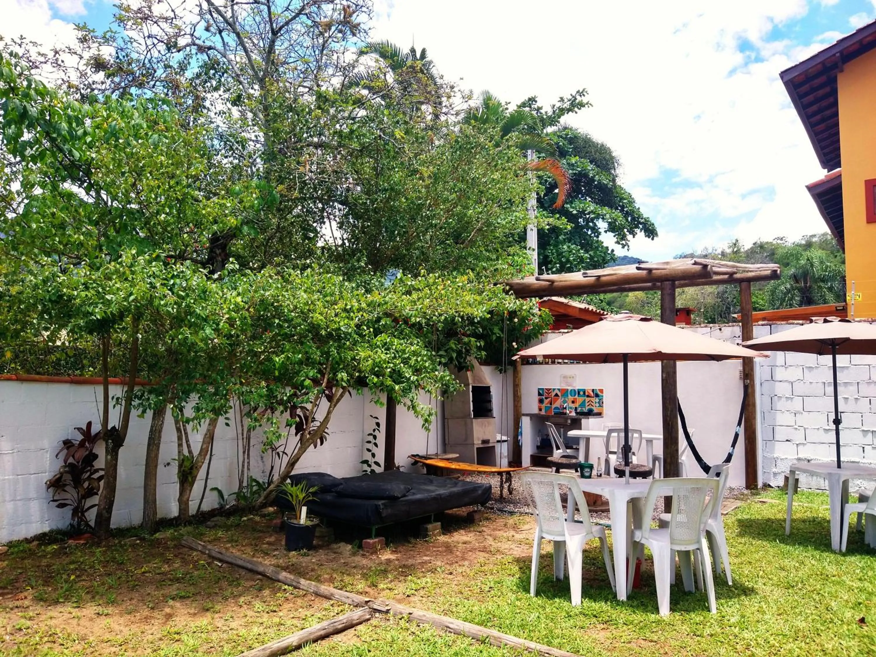 BBQ facilities in Chalé das Princesas