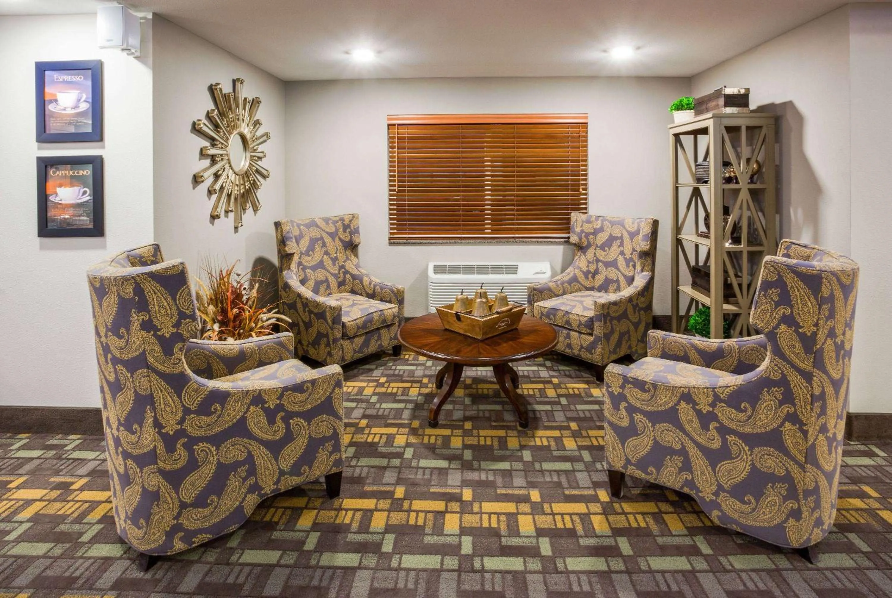 Seating area in AmericInn by Wyndham Sibley