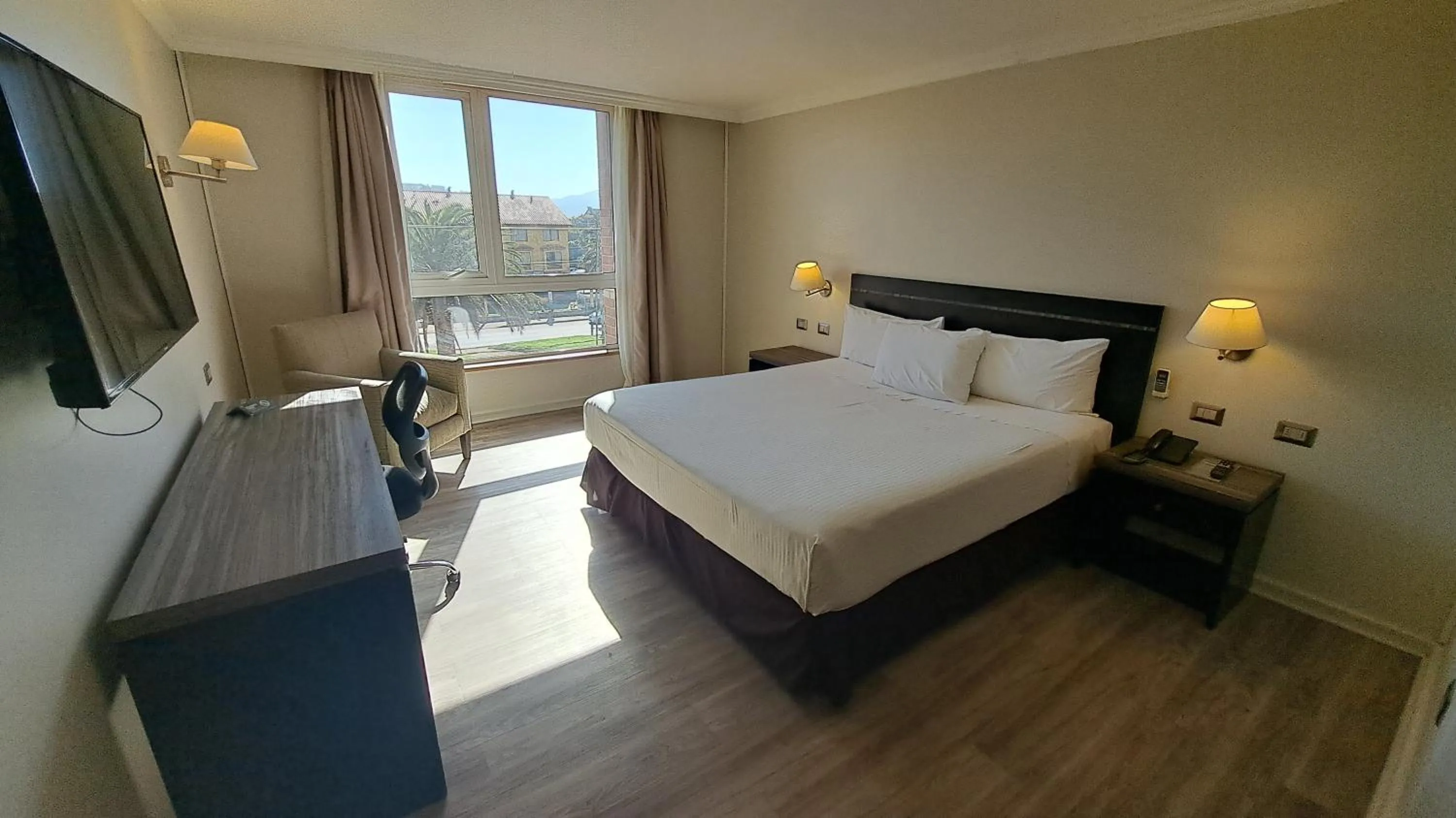 Bed in Hotel Diego de Almagro La Serena