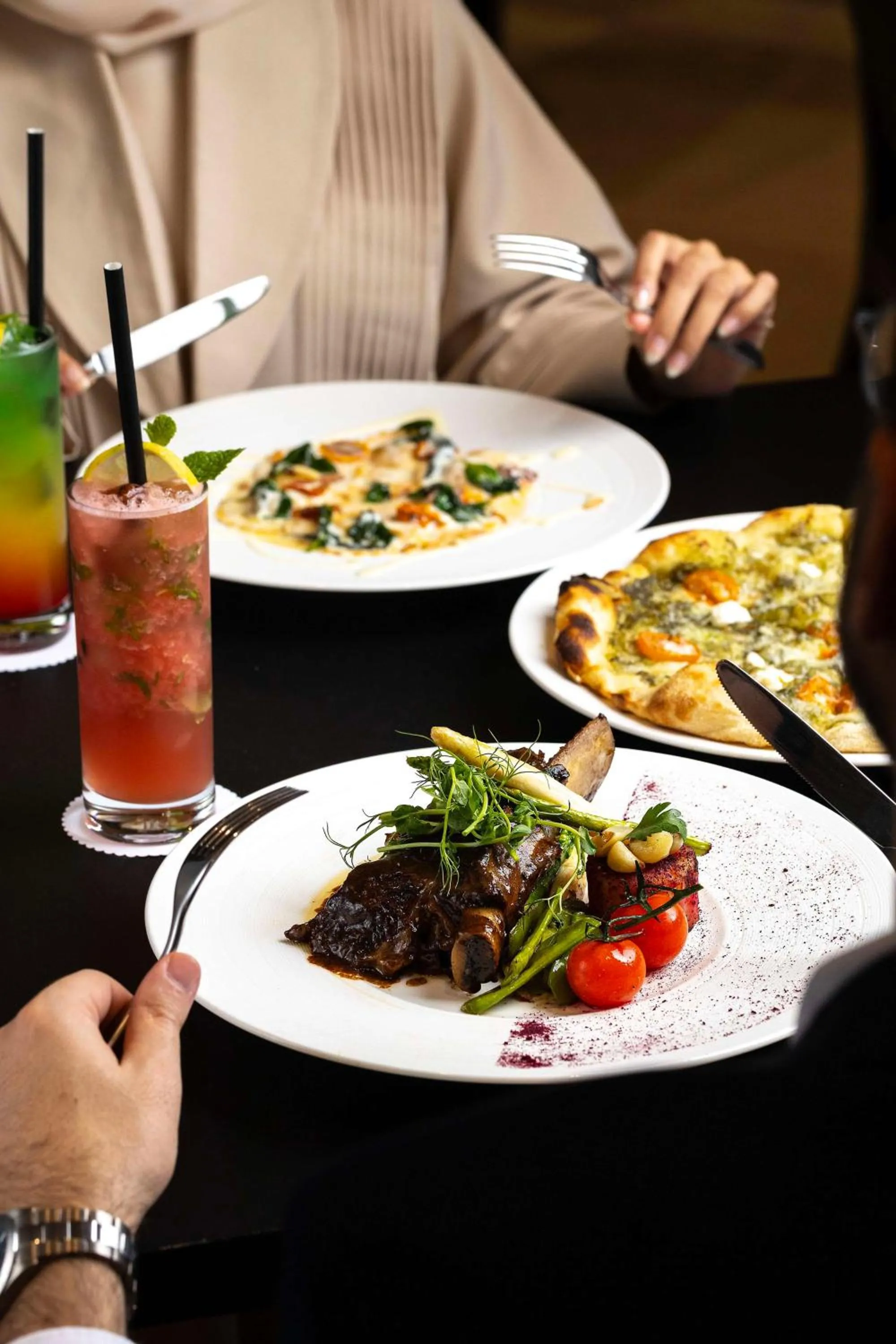 Restaurant/places to eat in Levatio Suites Muscat, a member of Radisson Individuals