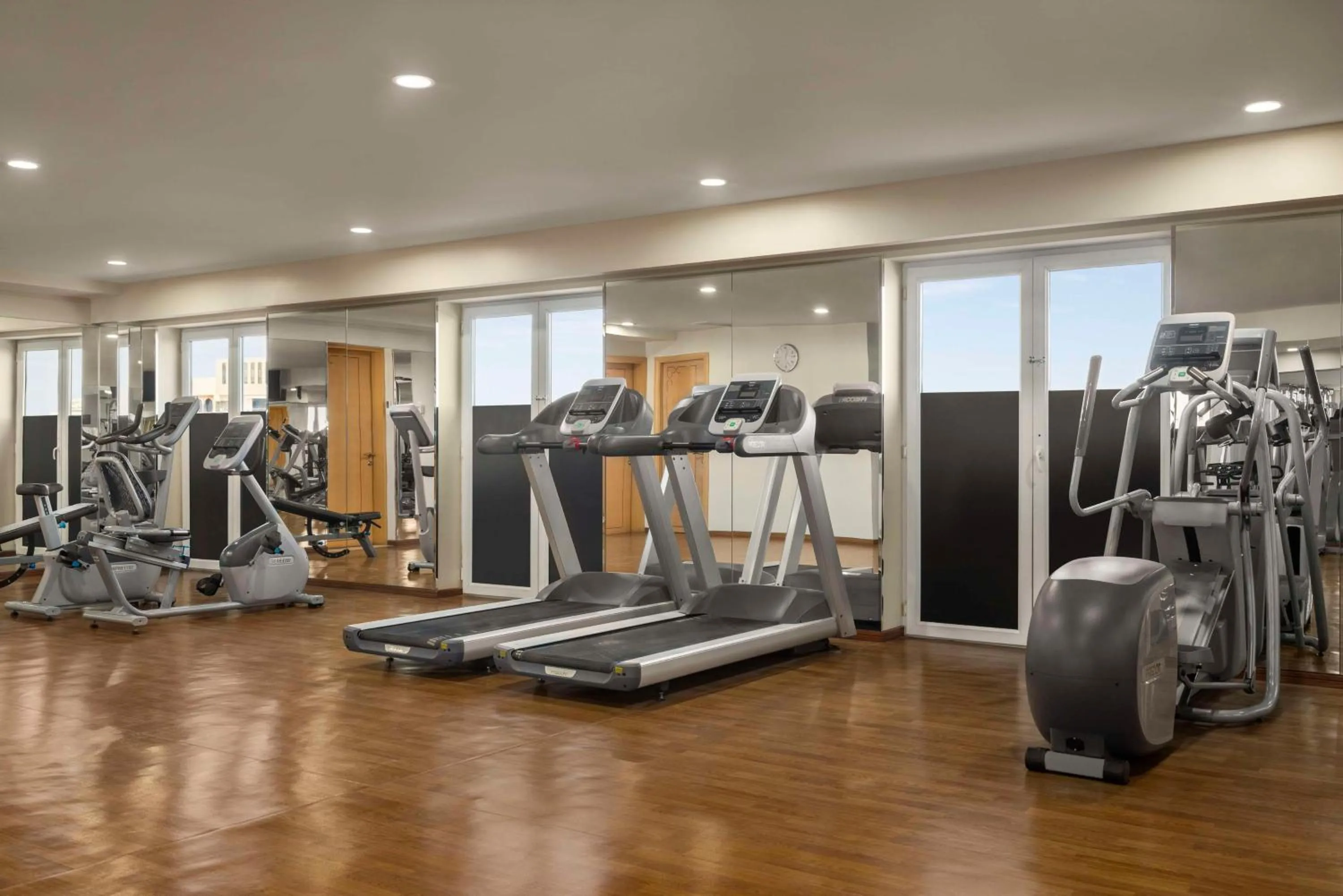 Fitness centre/facilities in Levatio Suites Muscat, a member of Radisson Individuals