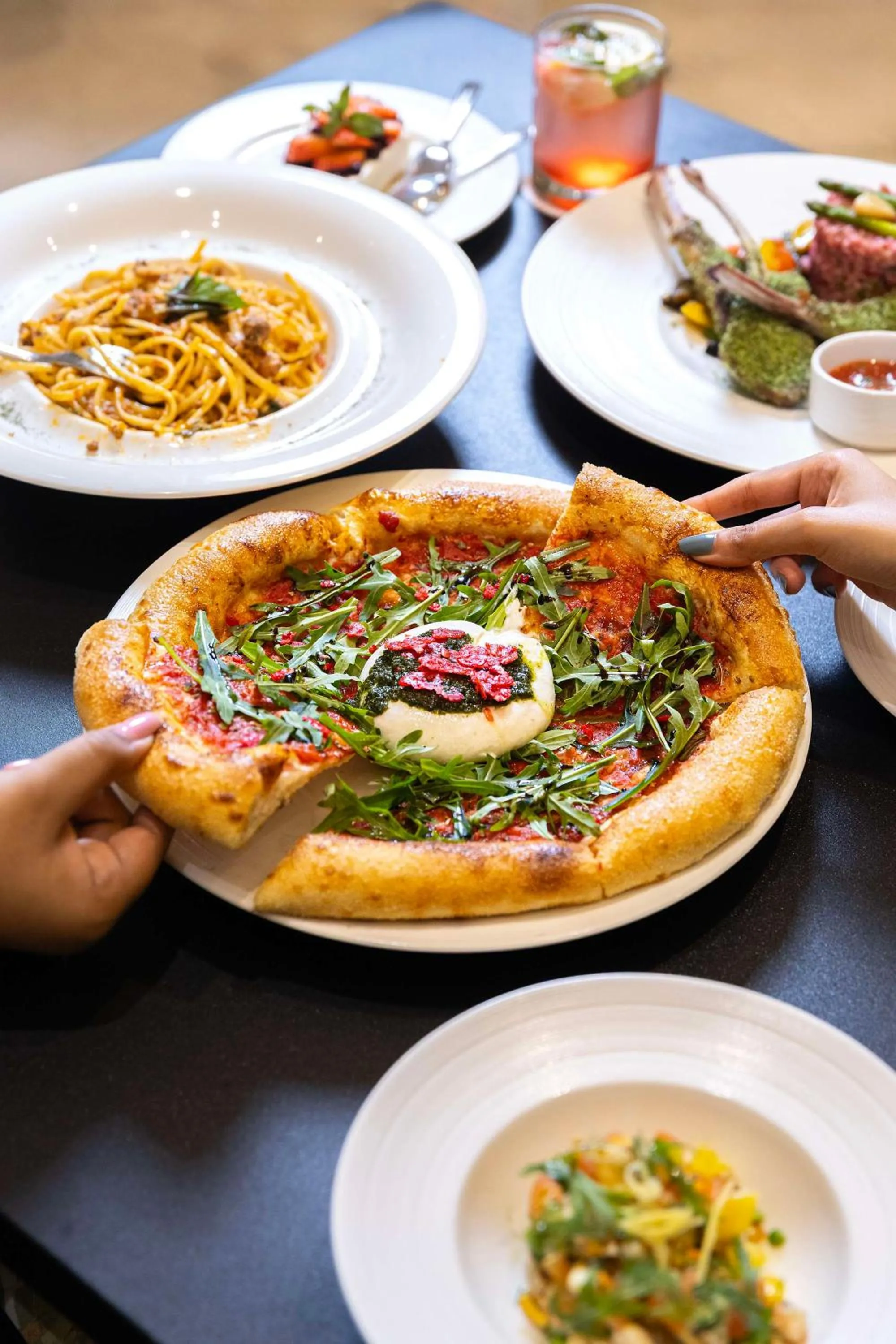 Restaurant/places to eat in Levatio Suites Muscat, a member of Radisson Individuals