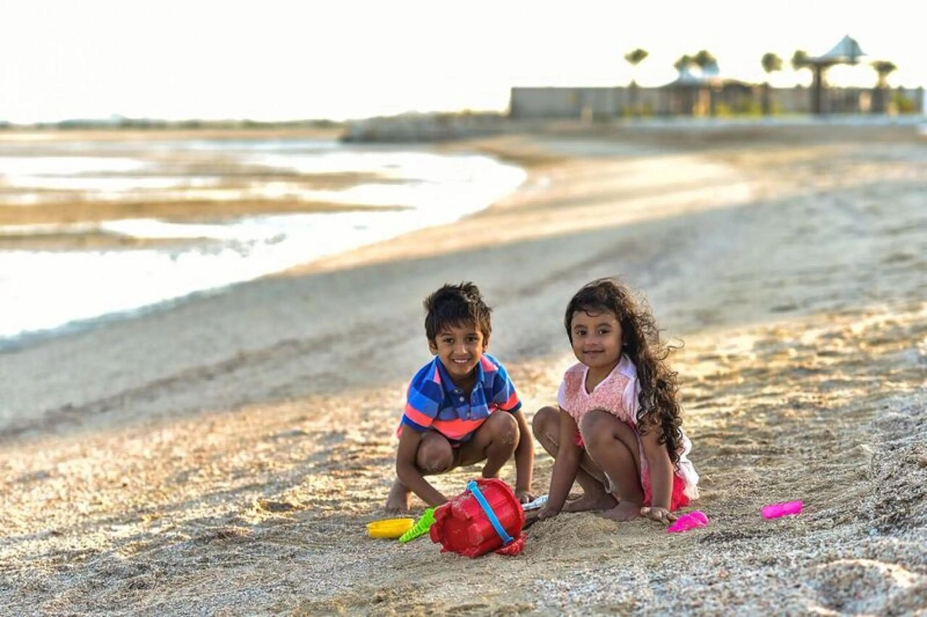 young children in Simaisma A Murwab Resort