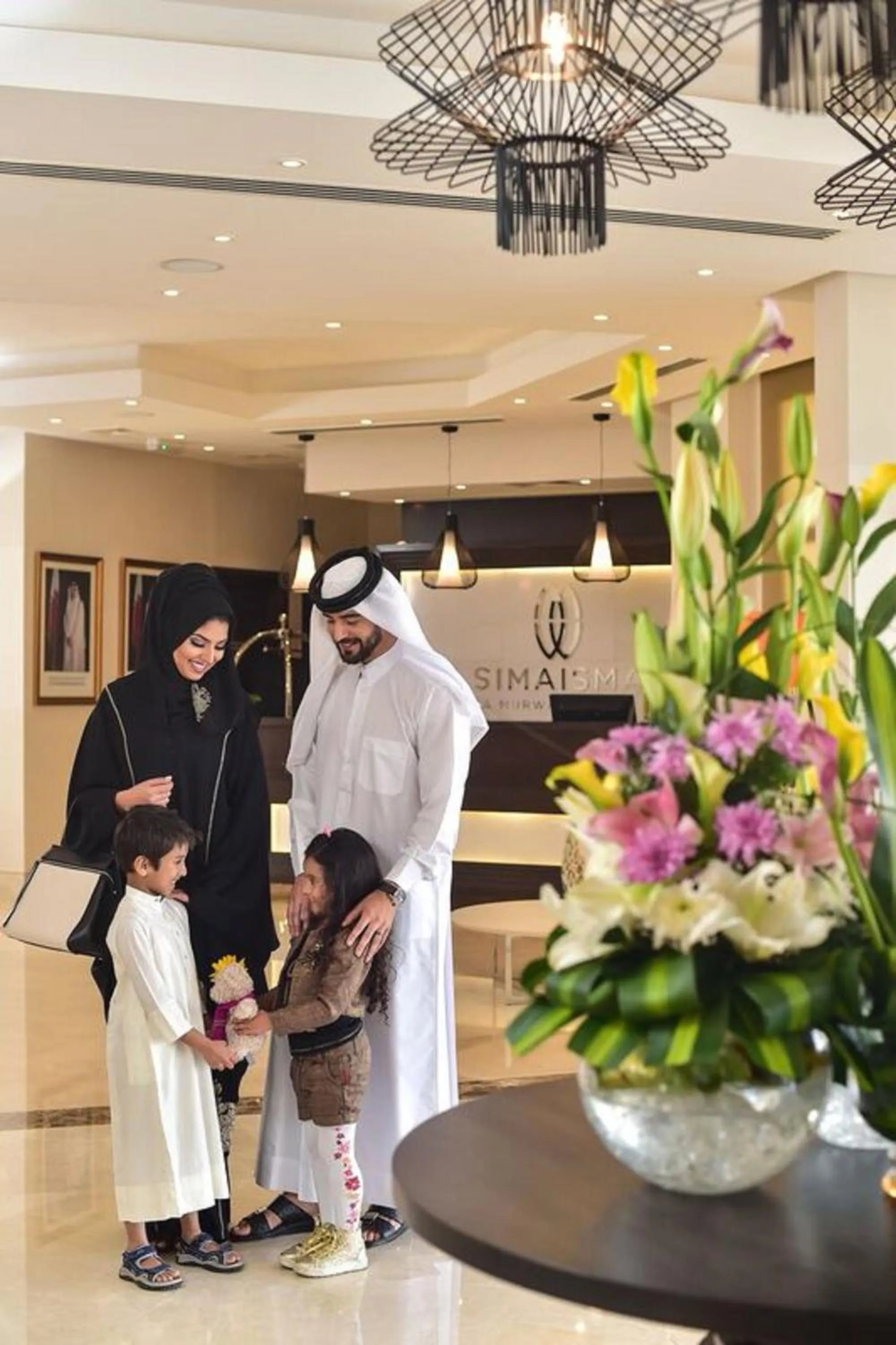 Family in Simaisma A Murwab Resort