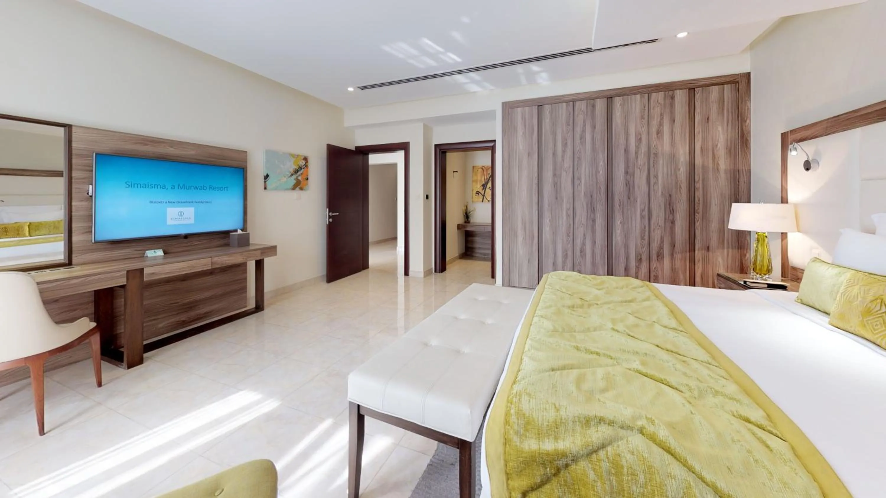 TV and multimedia, Bed in Simaisma A Murwab Resort