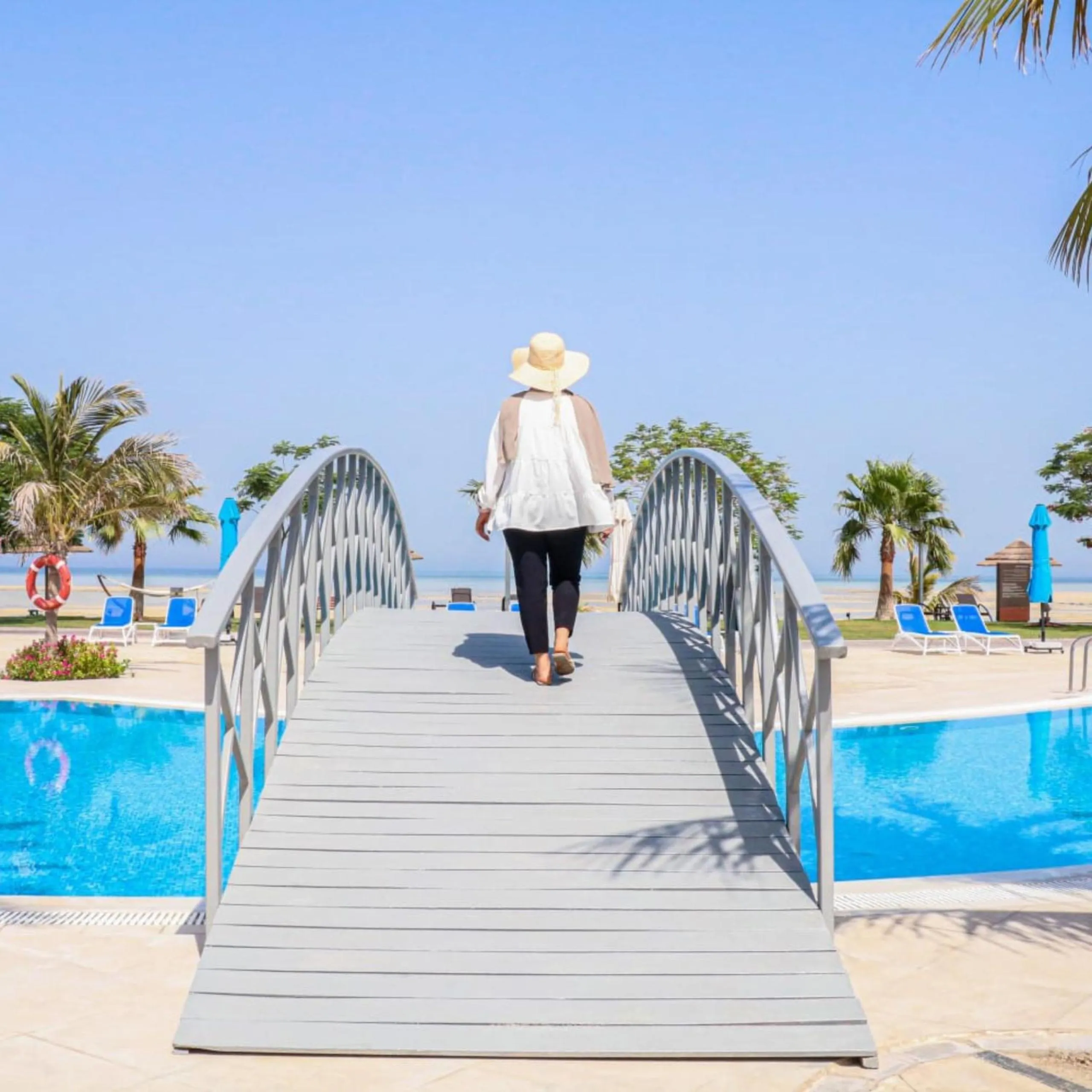 Swimming pool in Simaisma A Murwab Resort