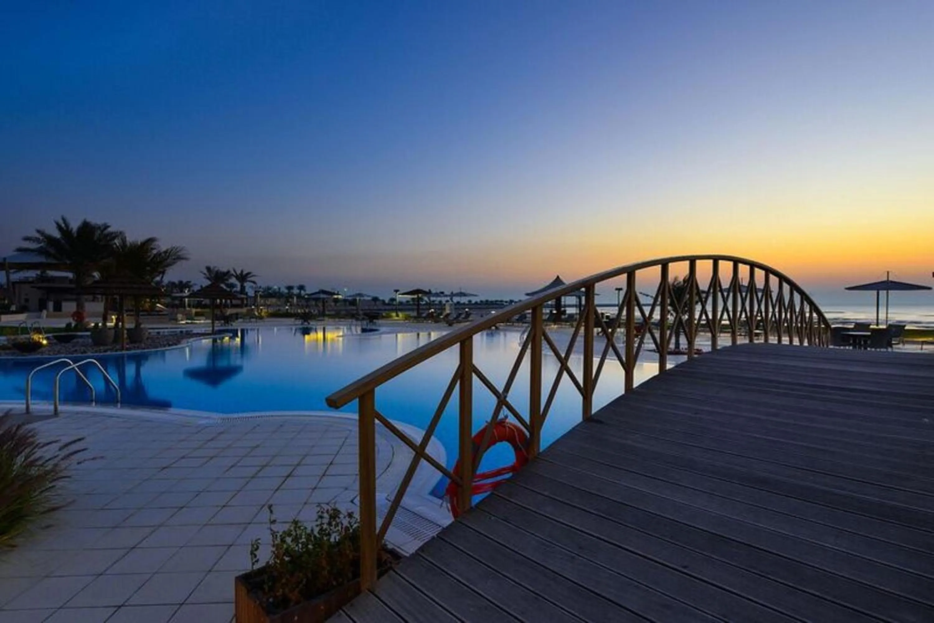 Pool view in Simaisma A Murwab Resort