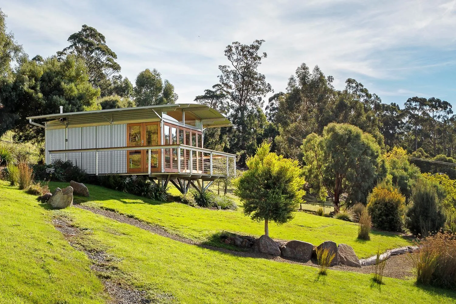 Facade/entrance in Hobart Hideaway Pods