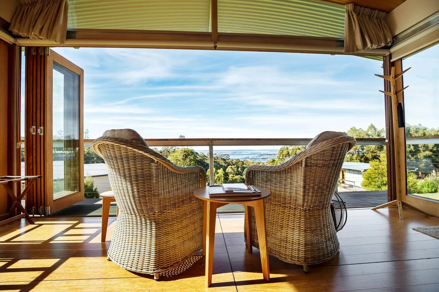 Balcony/Terrace in Hobart Hideaway Pods