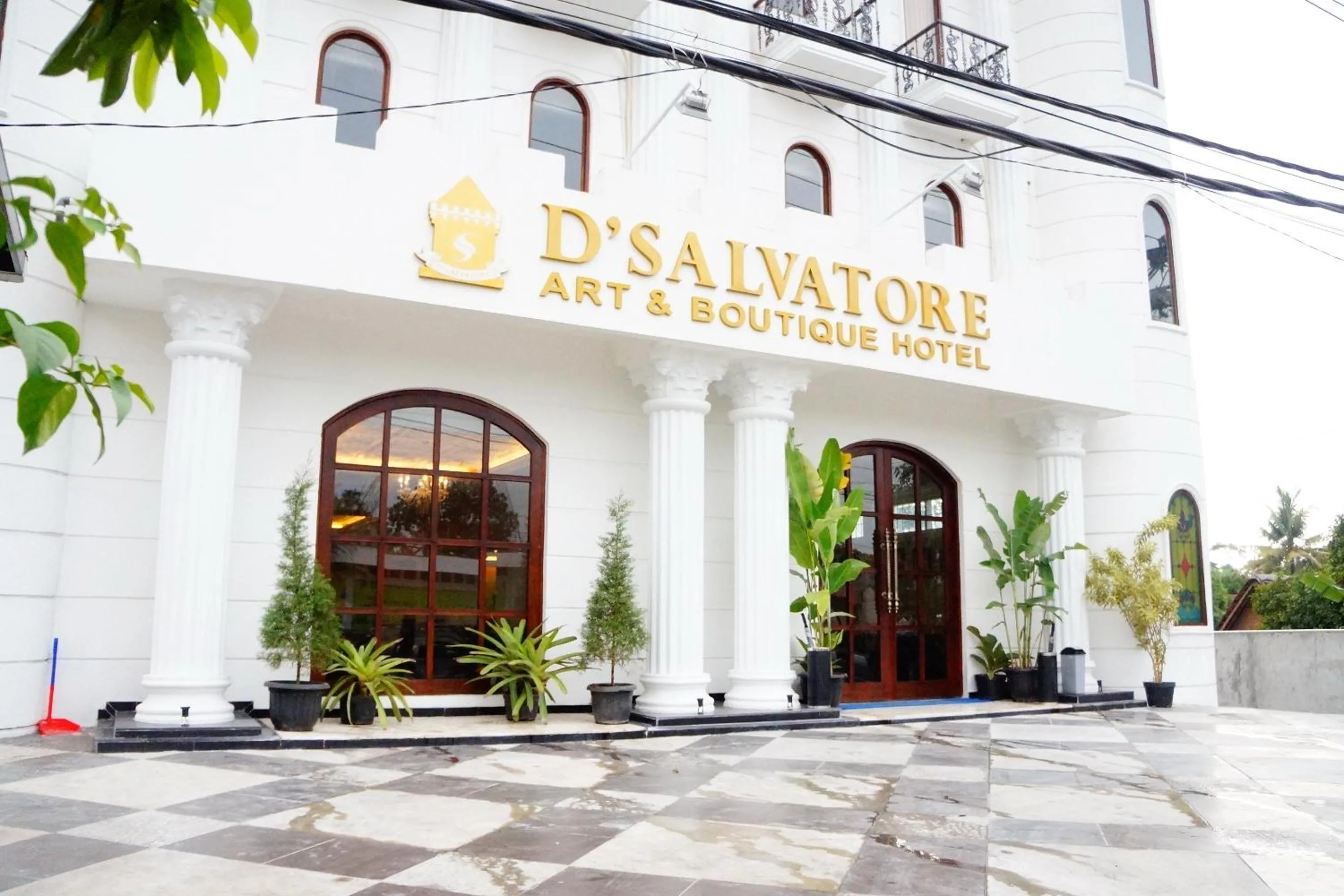 Facade/entrance in d'Salvatore Boutique Hotel Yogyakarta