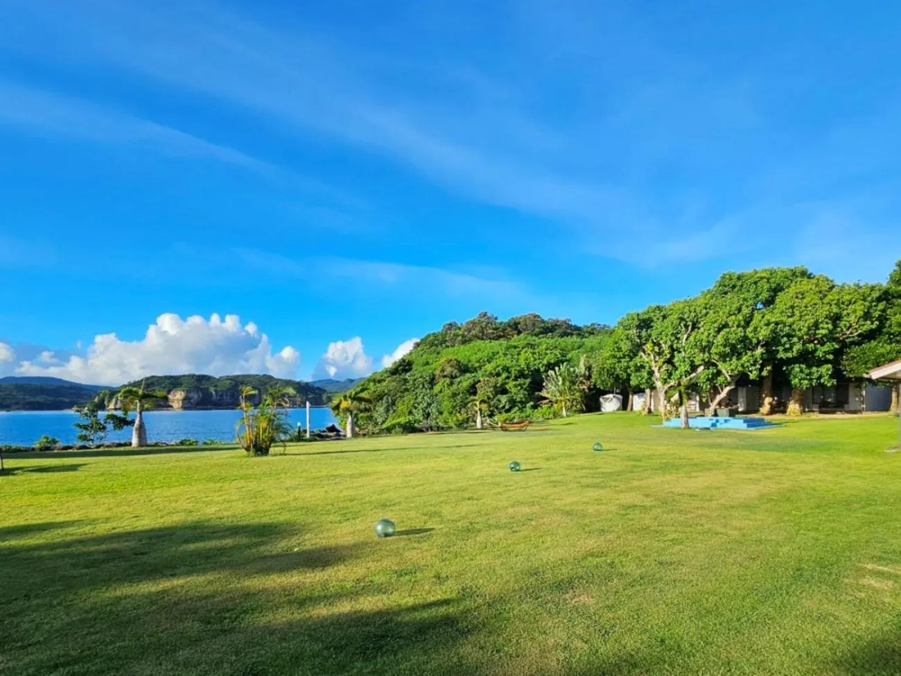 Inner courtyard view in Villa Unarizaki