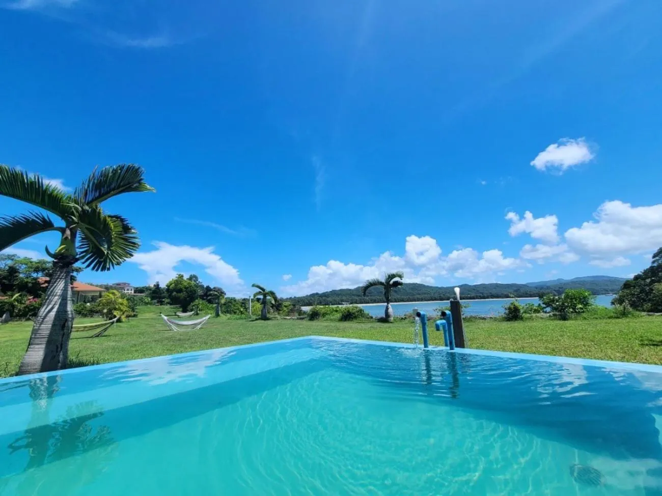 Pool view in Villa Unarizaki
