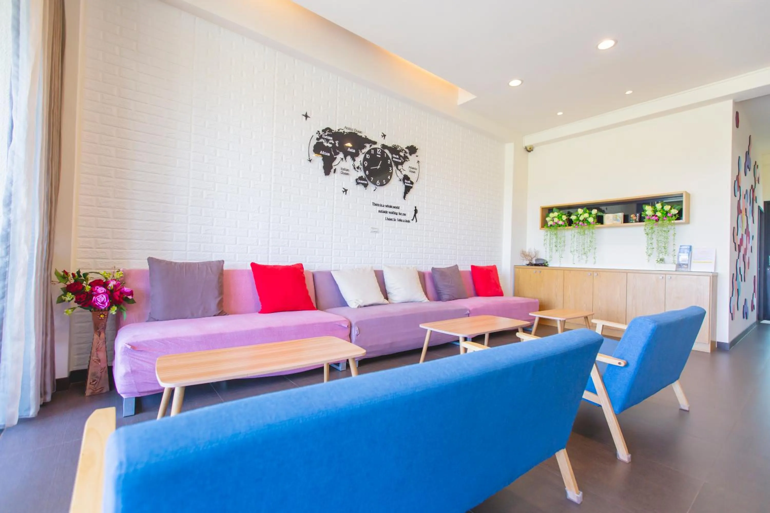 Living room in Yi Le Homestay