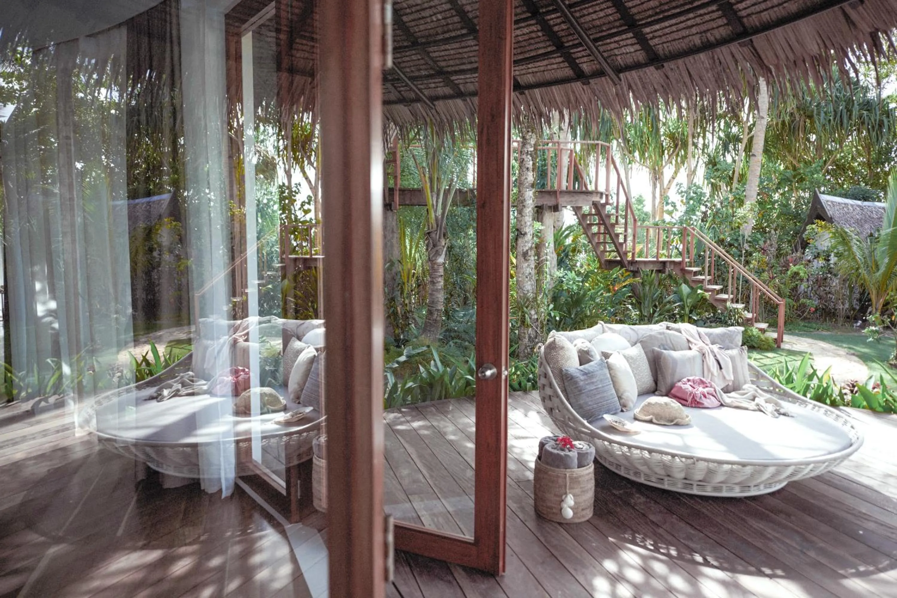 Balcony/Terrace in Nay Palad Hideaway - All Inclusive Stay