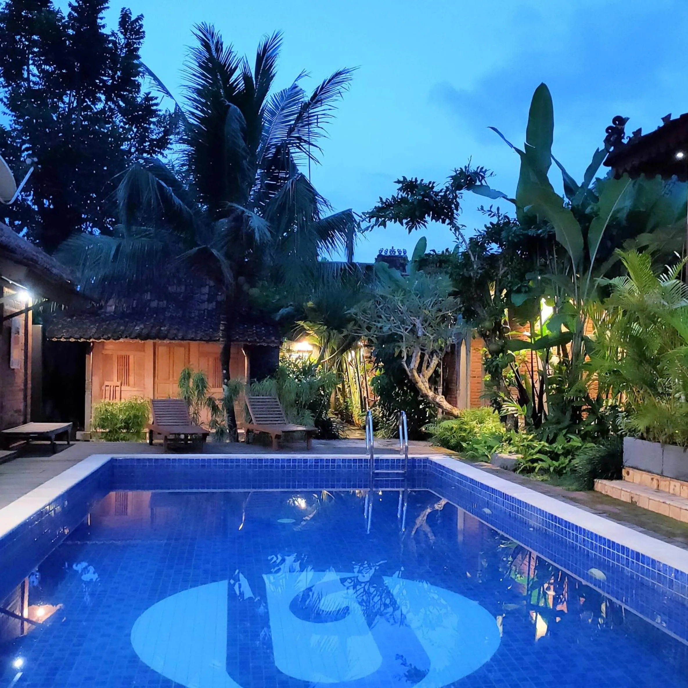 Pool view in The Amrta Borobudur