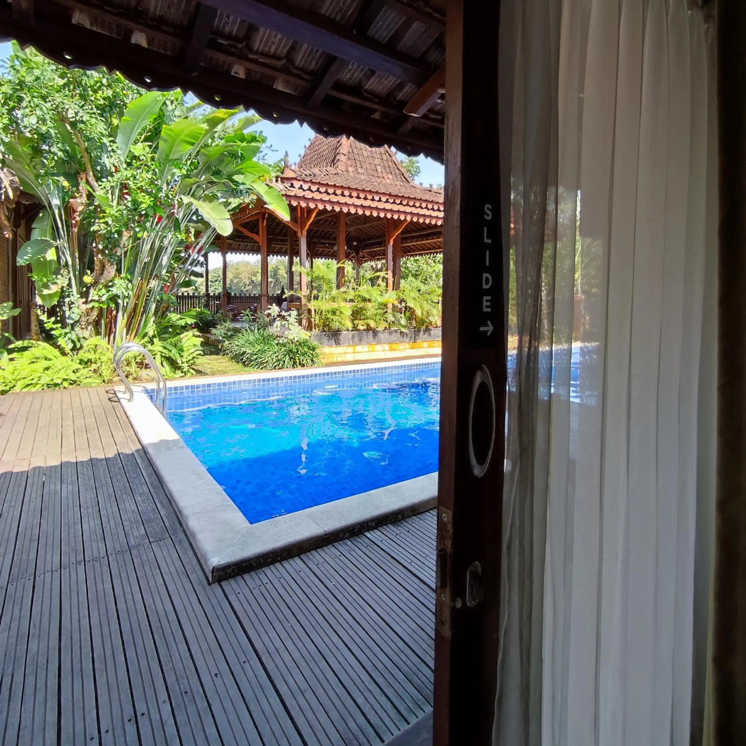 Pool view in The Amrta Borobudur