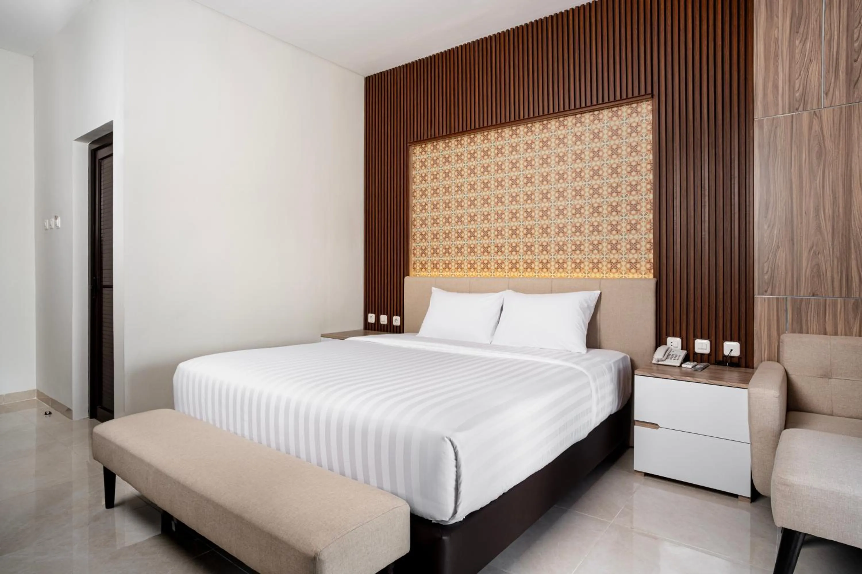 Bed in The Amrta Borobudur