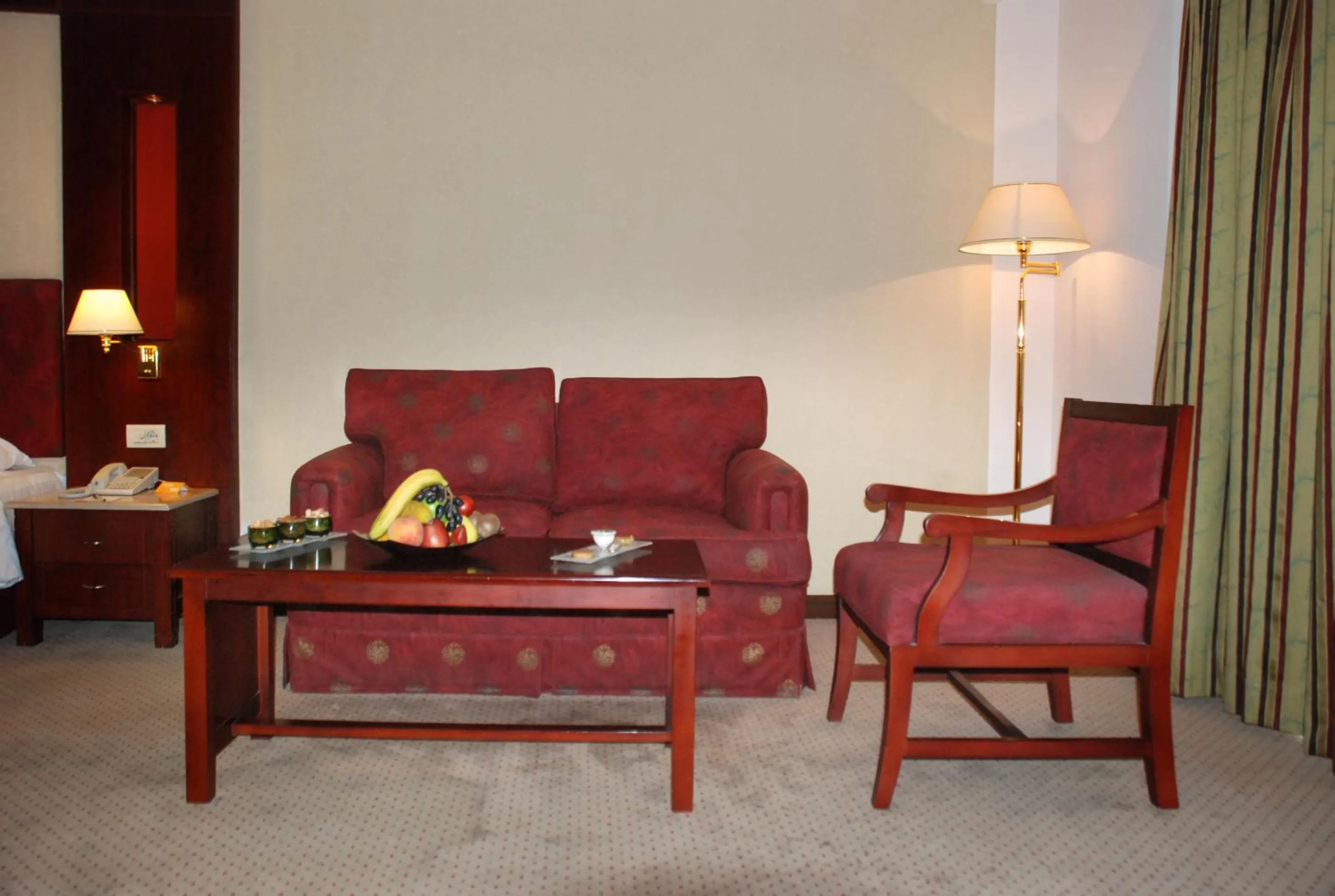 Seating area in Safir Hotel Cairo