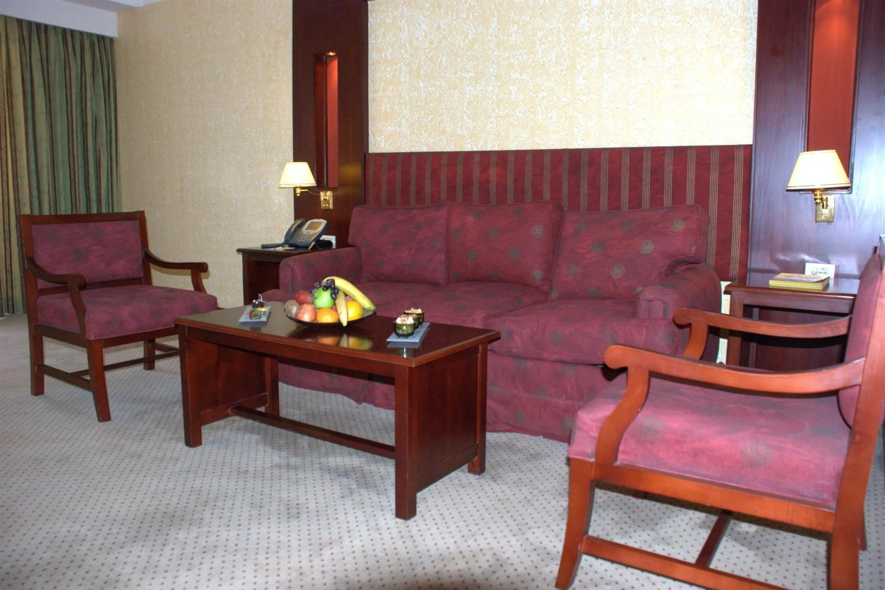 Seating area in Safir Hotel Cairo