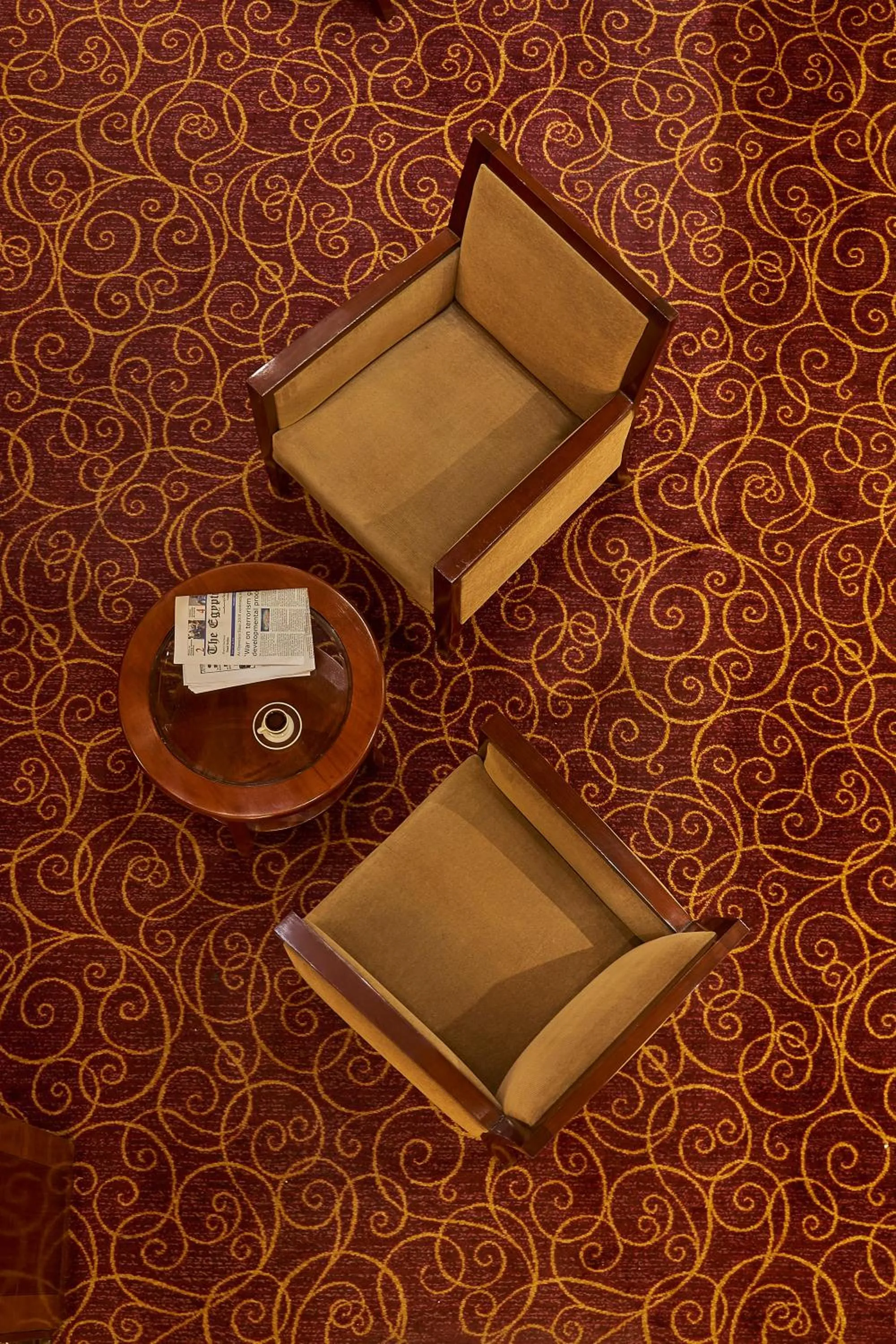 Seating area in Safir Hotel Cairo