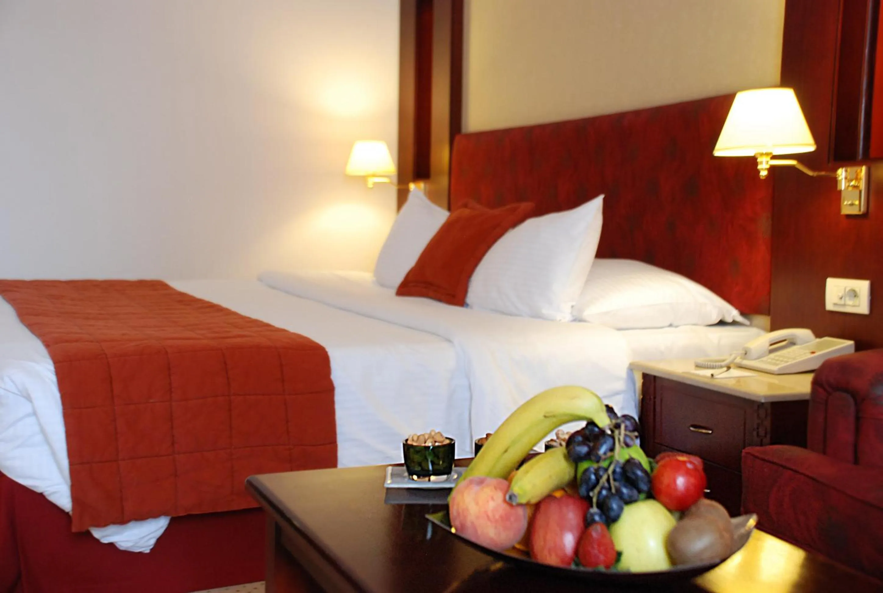 Bed in Safir Hotel Cairo