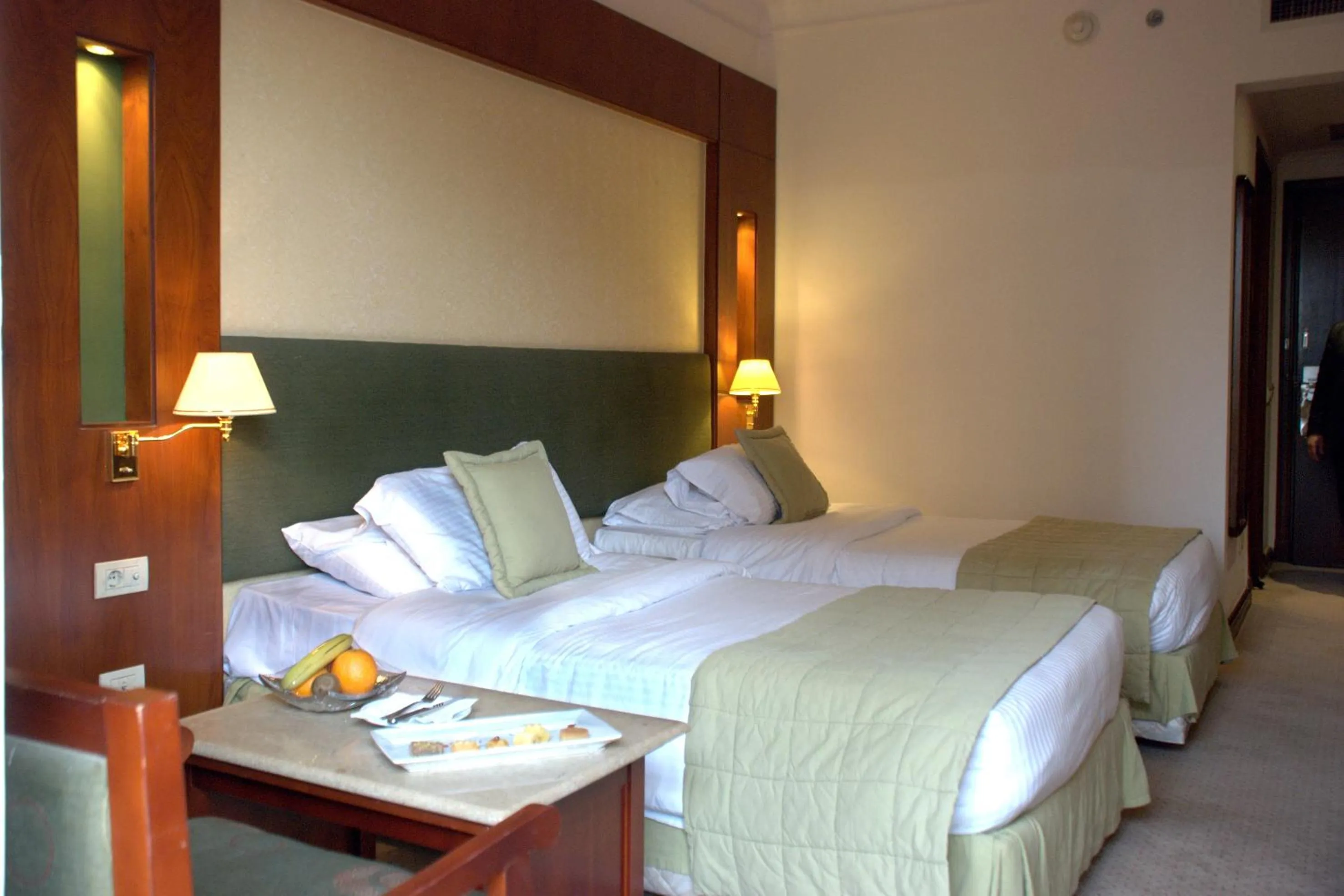 Bed in Safir Hotel Cairo