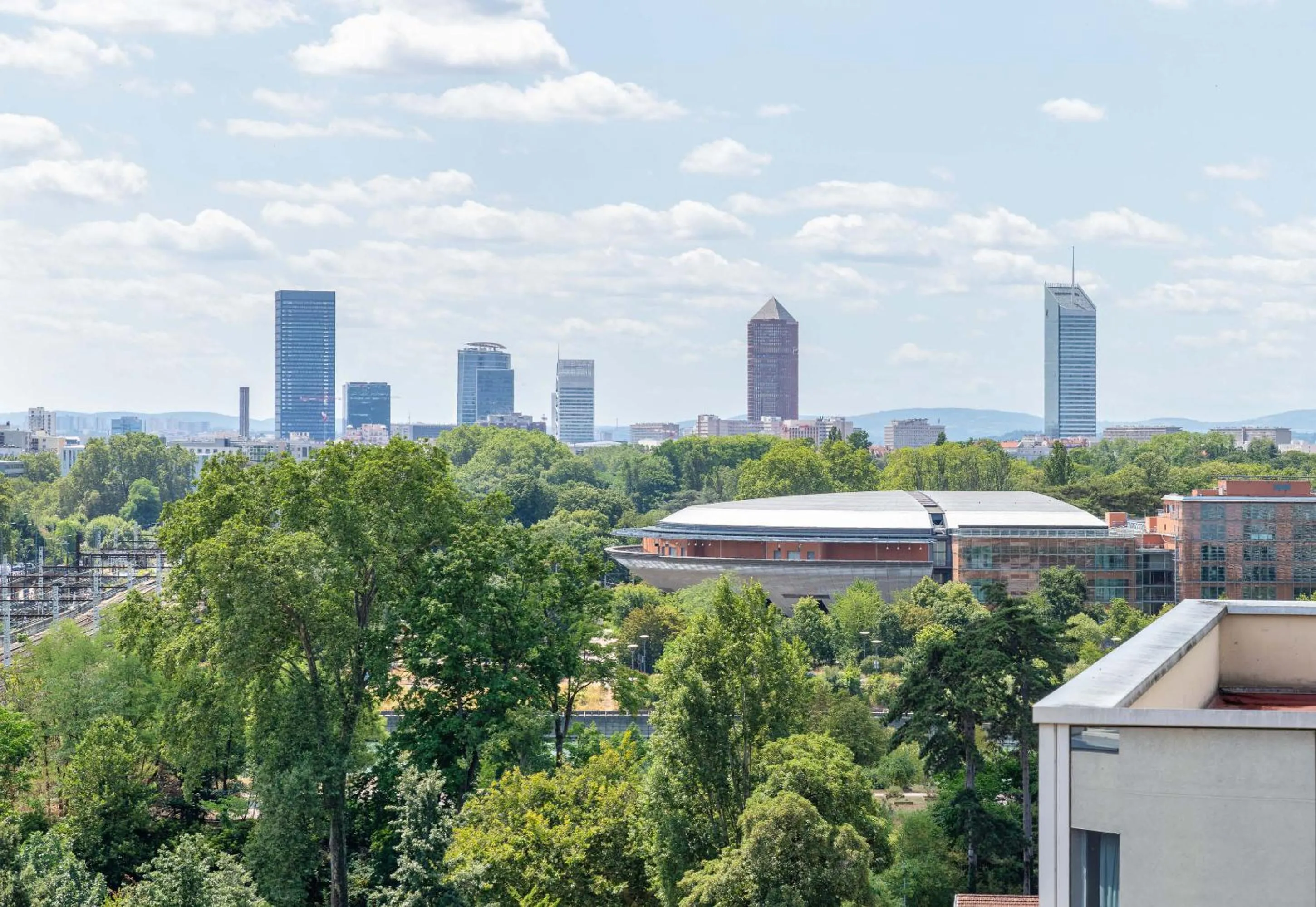 City view in B&B HOTEL Lyon Caluire Cité Internationale