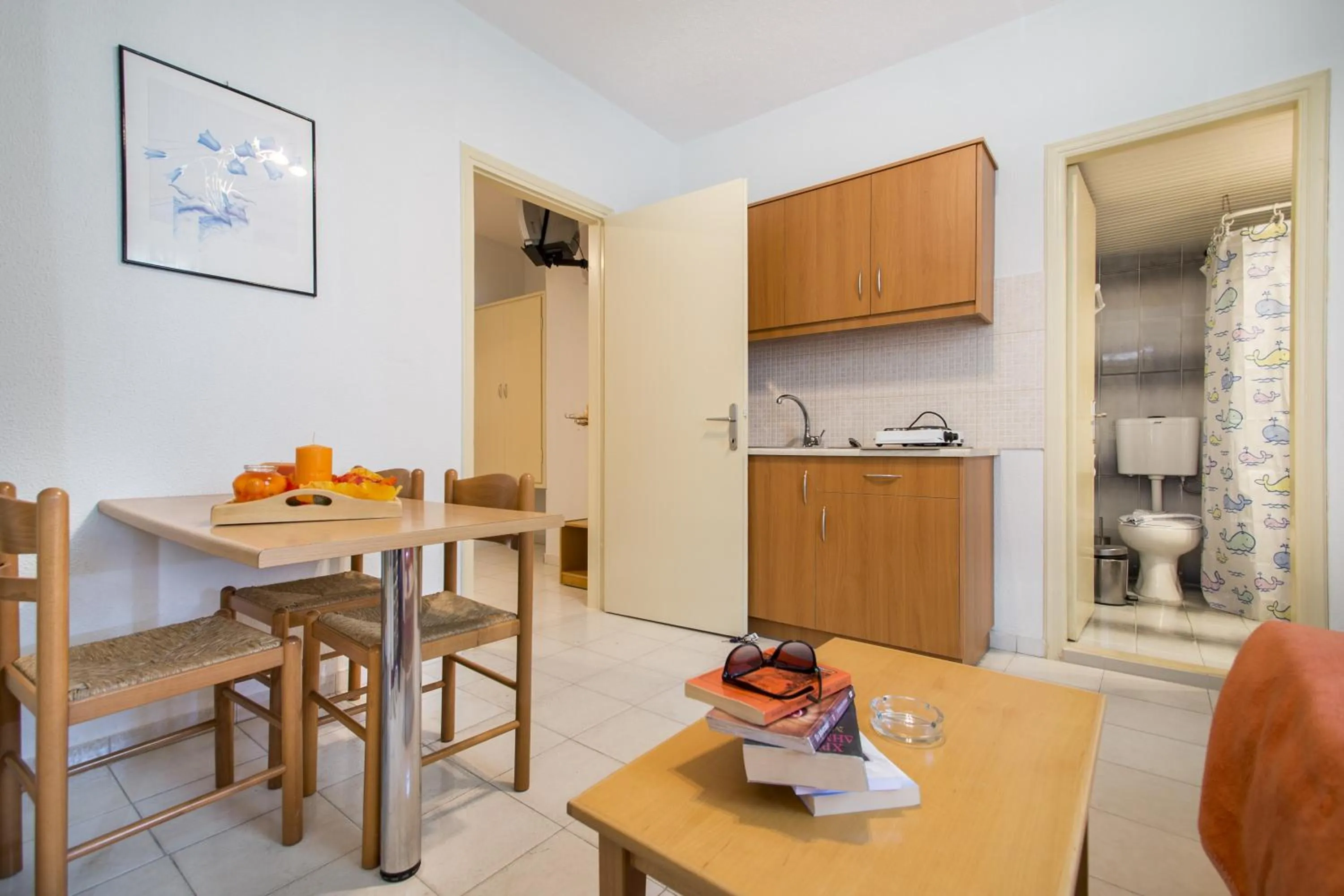 Bed in Erato Studios & Apartments