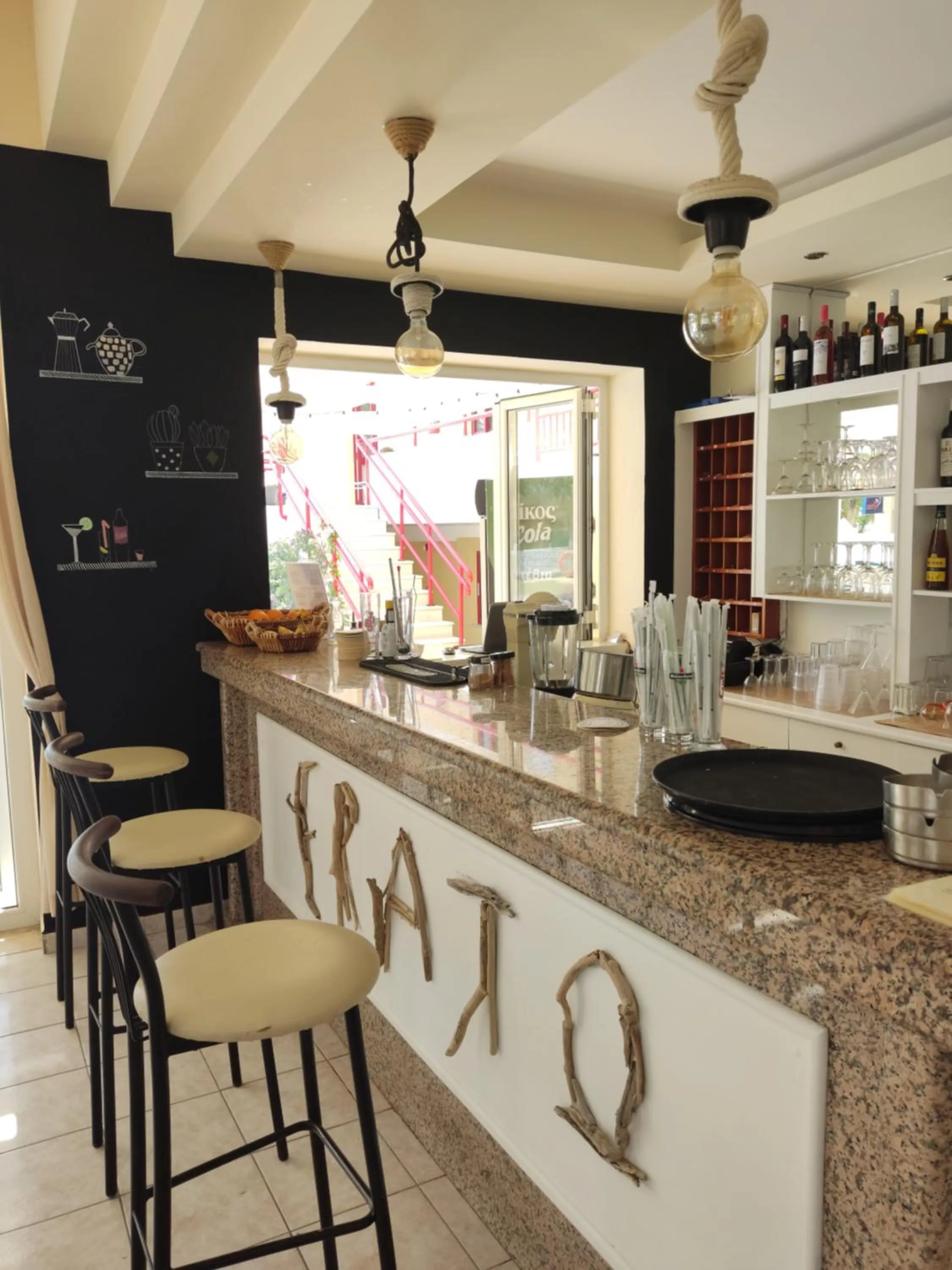 Lounge or bar in Erato Studios & Apartments