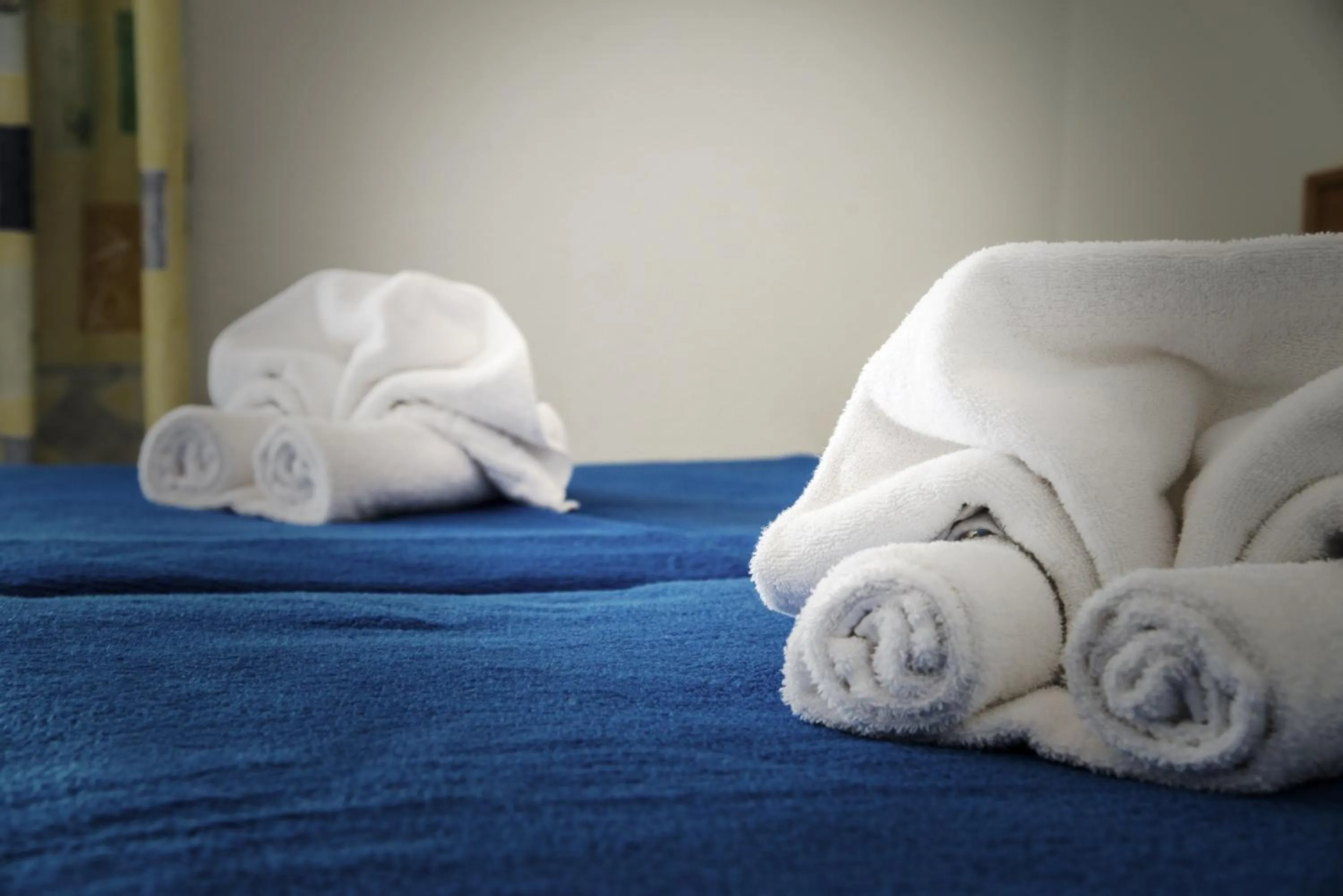 Decorative detail, Bed in Erato Studios & Apartments