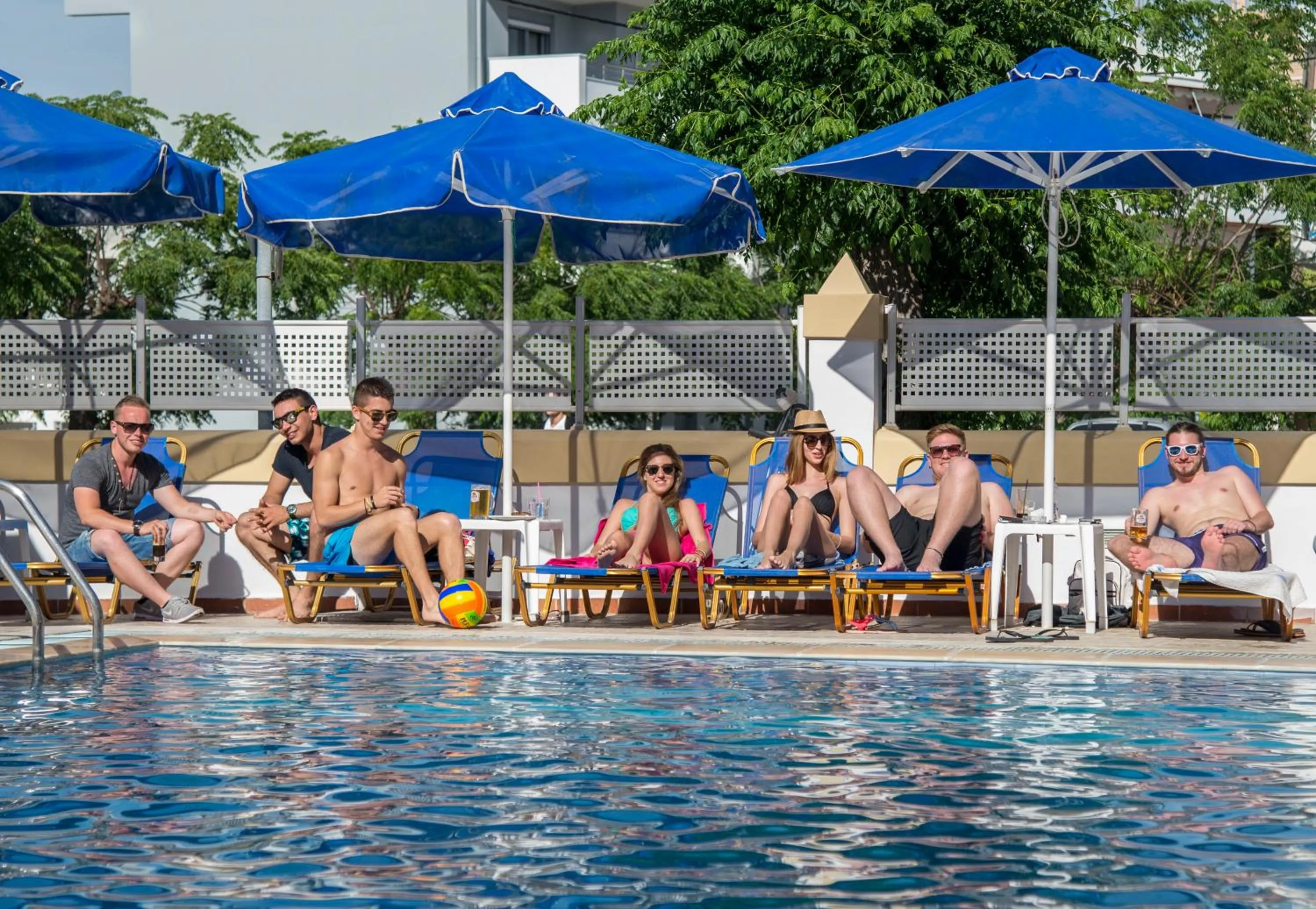 Swimming pool in Erato Studios & Apartments