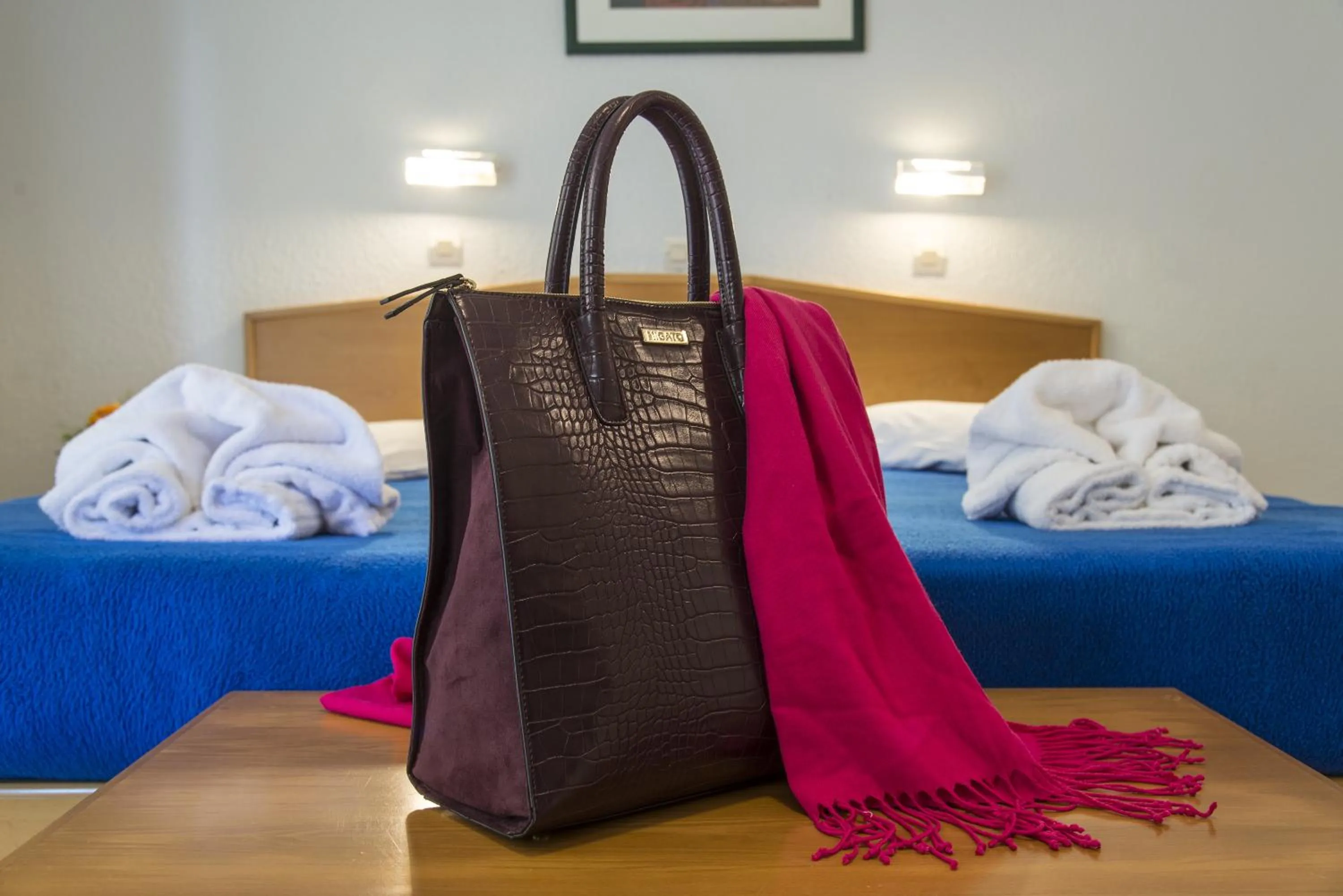 Decorative detail, Bed in Erato Studios & Apartments