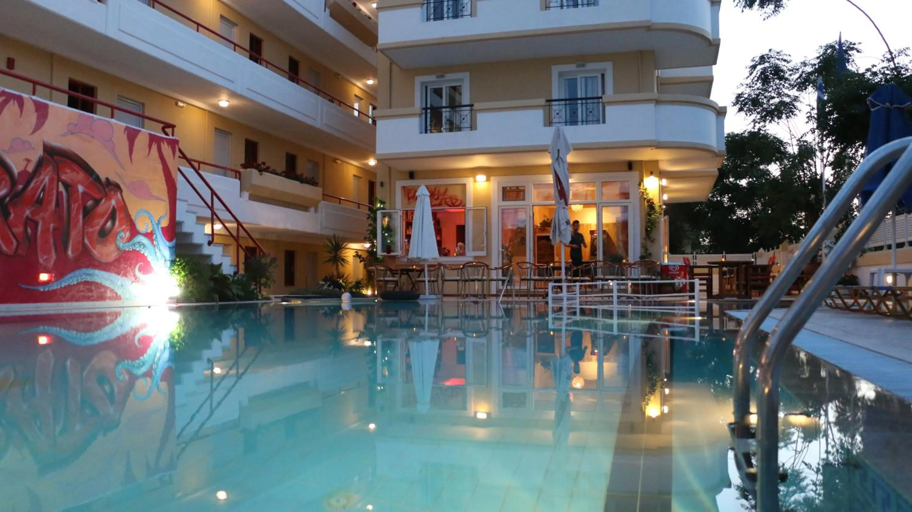 Swimming pool in Erato Studios & Apartments